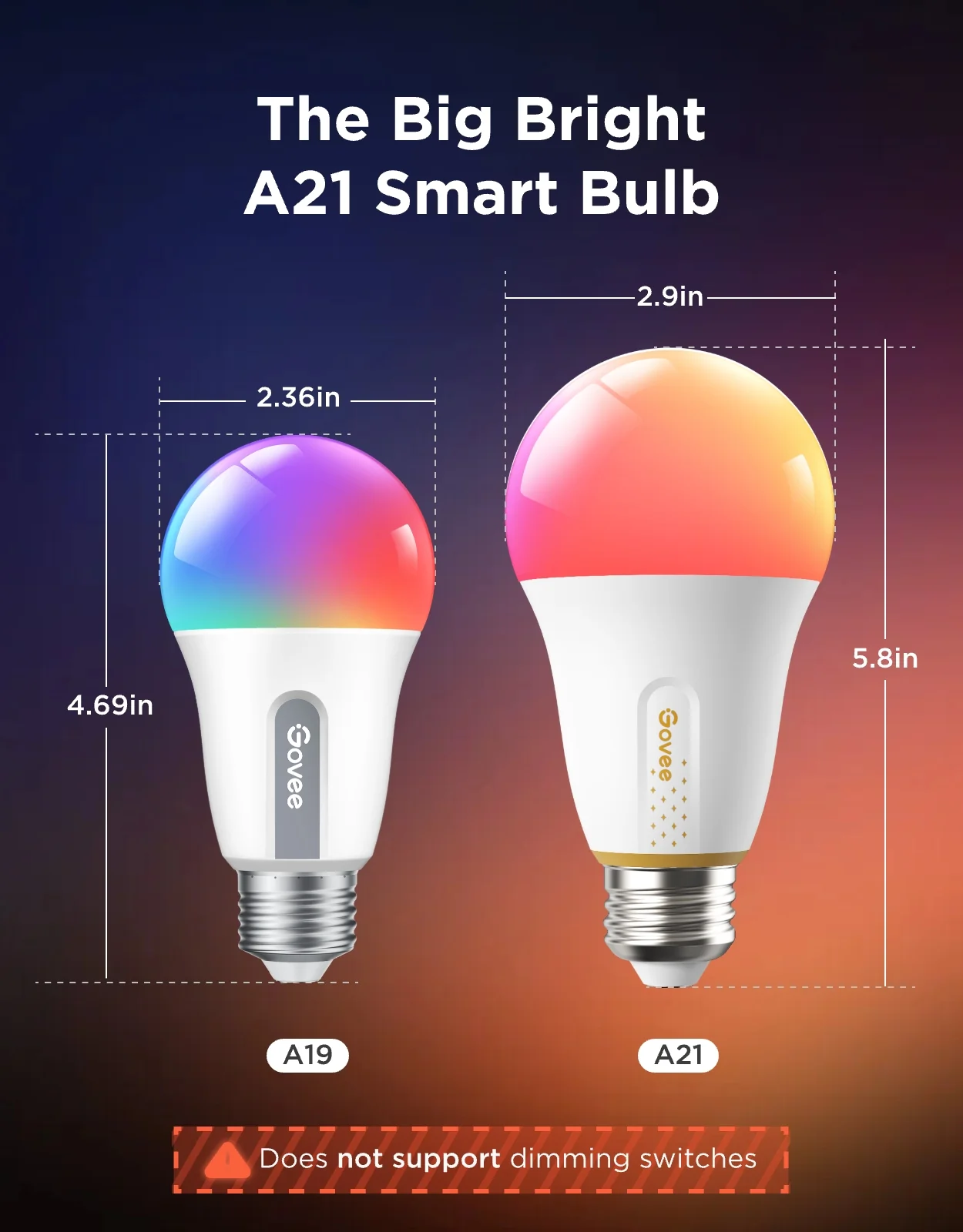 Govee E26 Smart Light Bulb 1600lm - Image 17