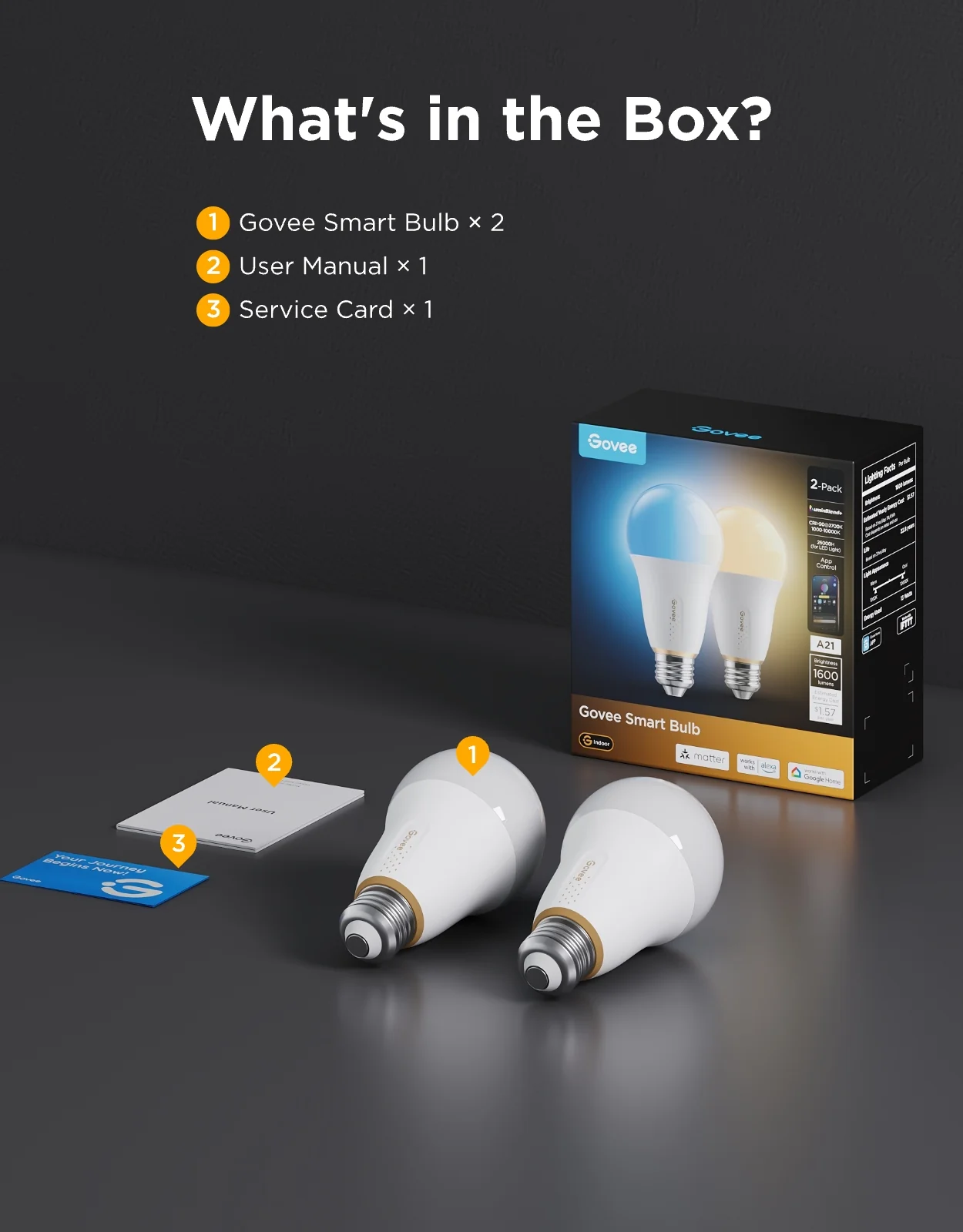 Govee E26 Smart Light Bulb 1600lm - Image 9