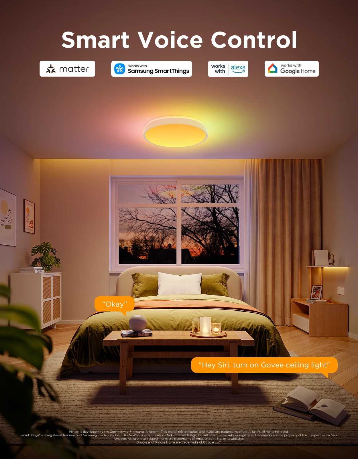 Govee 15-Inch RGBICWW Smart Ceiling Light Pro - Image 7