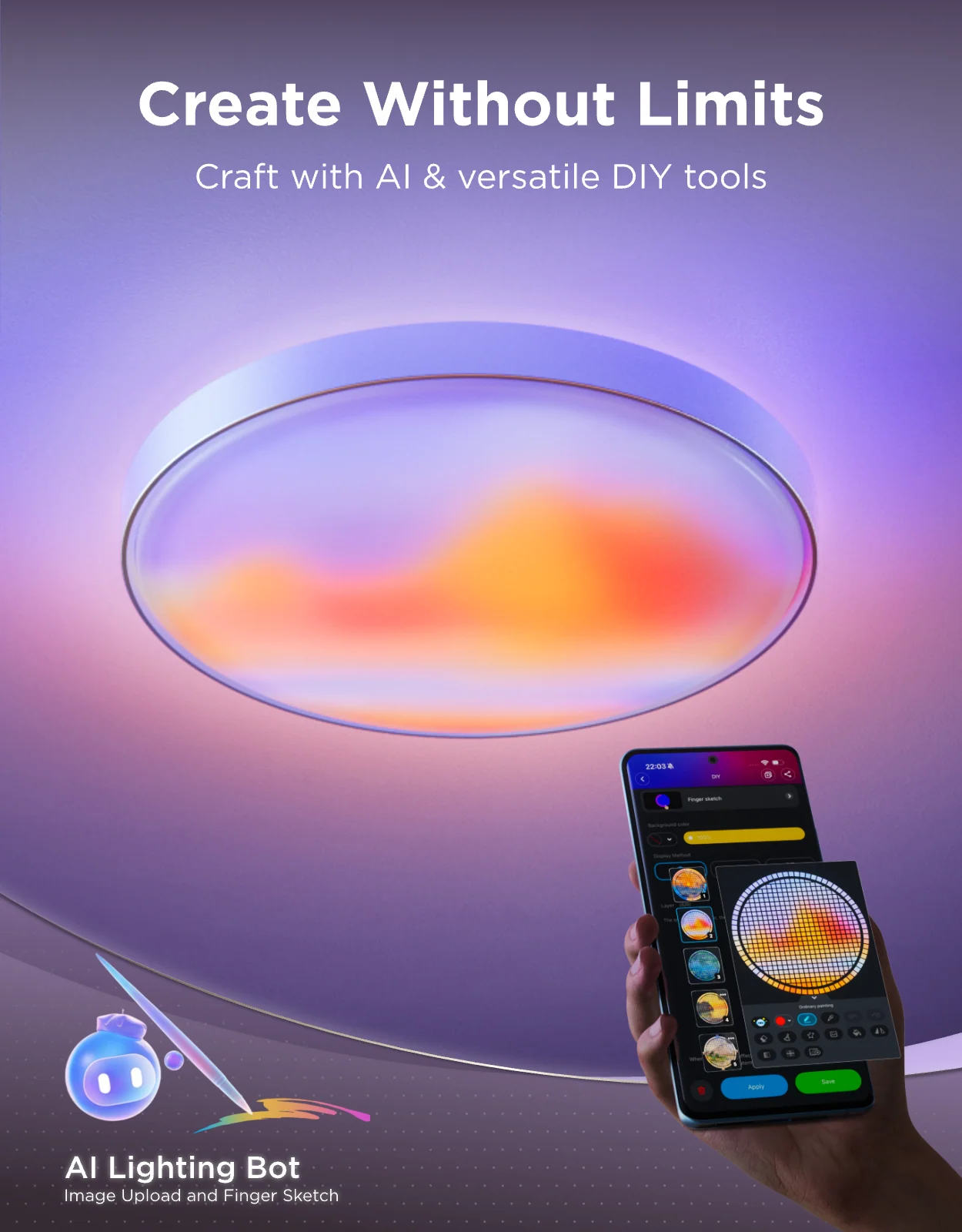 Govee 21-Inch Smart Ceiling Light Ultra - Image 3