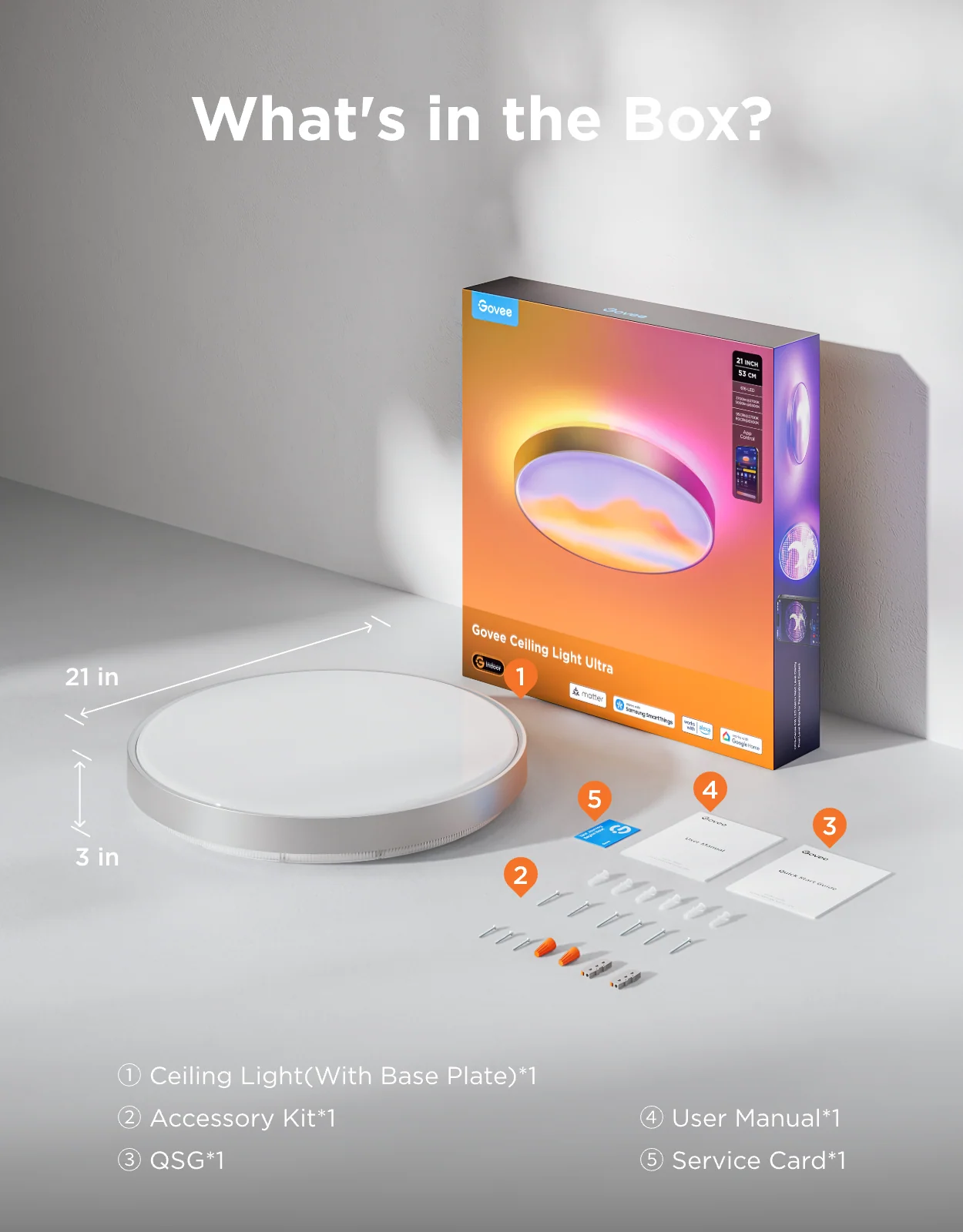 Govee 21-Inch Smart Ceiling Light Ultra - Image 9