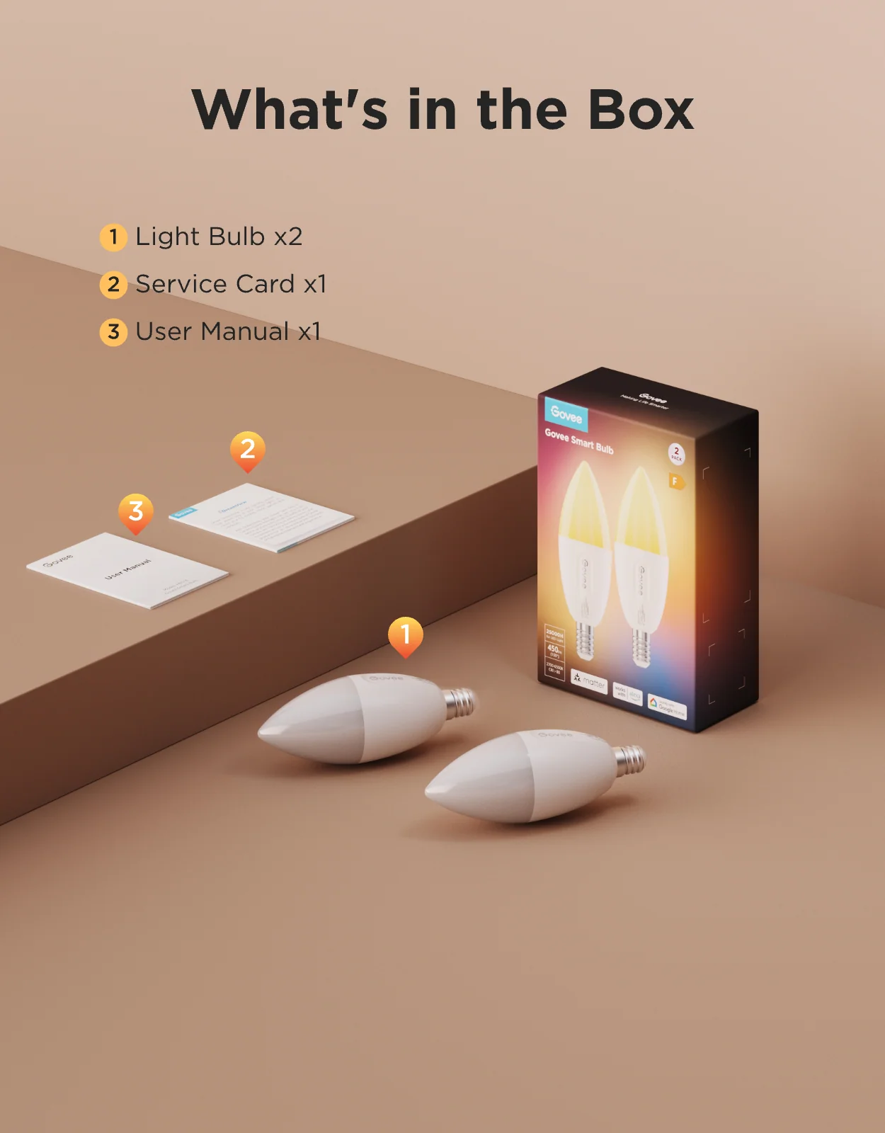 Refurbished Govee E12 Smart Candle Light Bulbs - Image 11