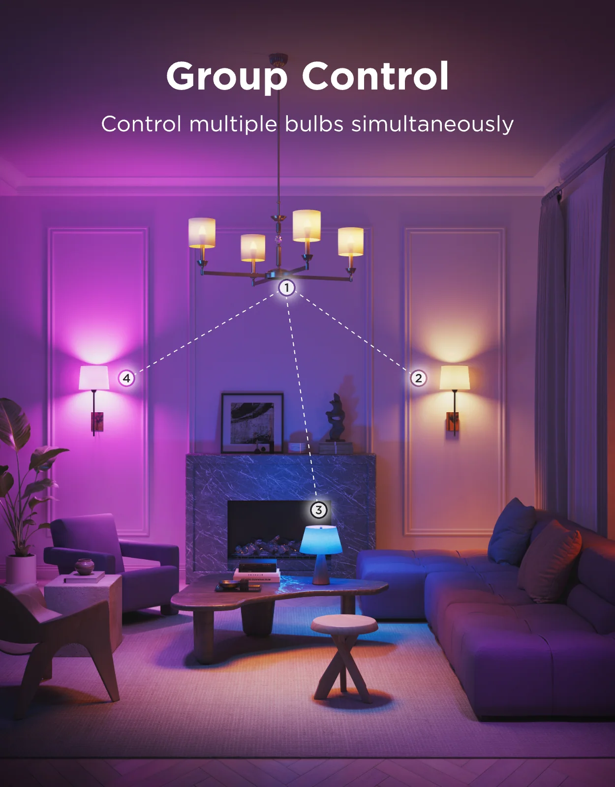 Refurbished Govee E12 Smart Candle Light Bulbs - Image 6