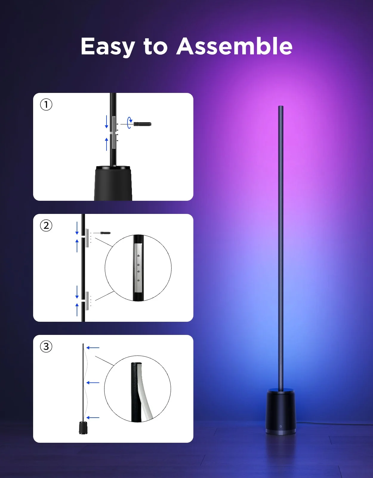 Govee Floor Lamp 3 Lite - Image 8