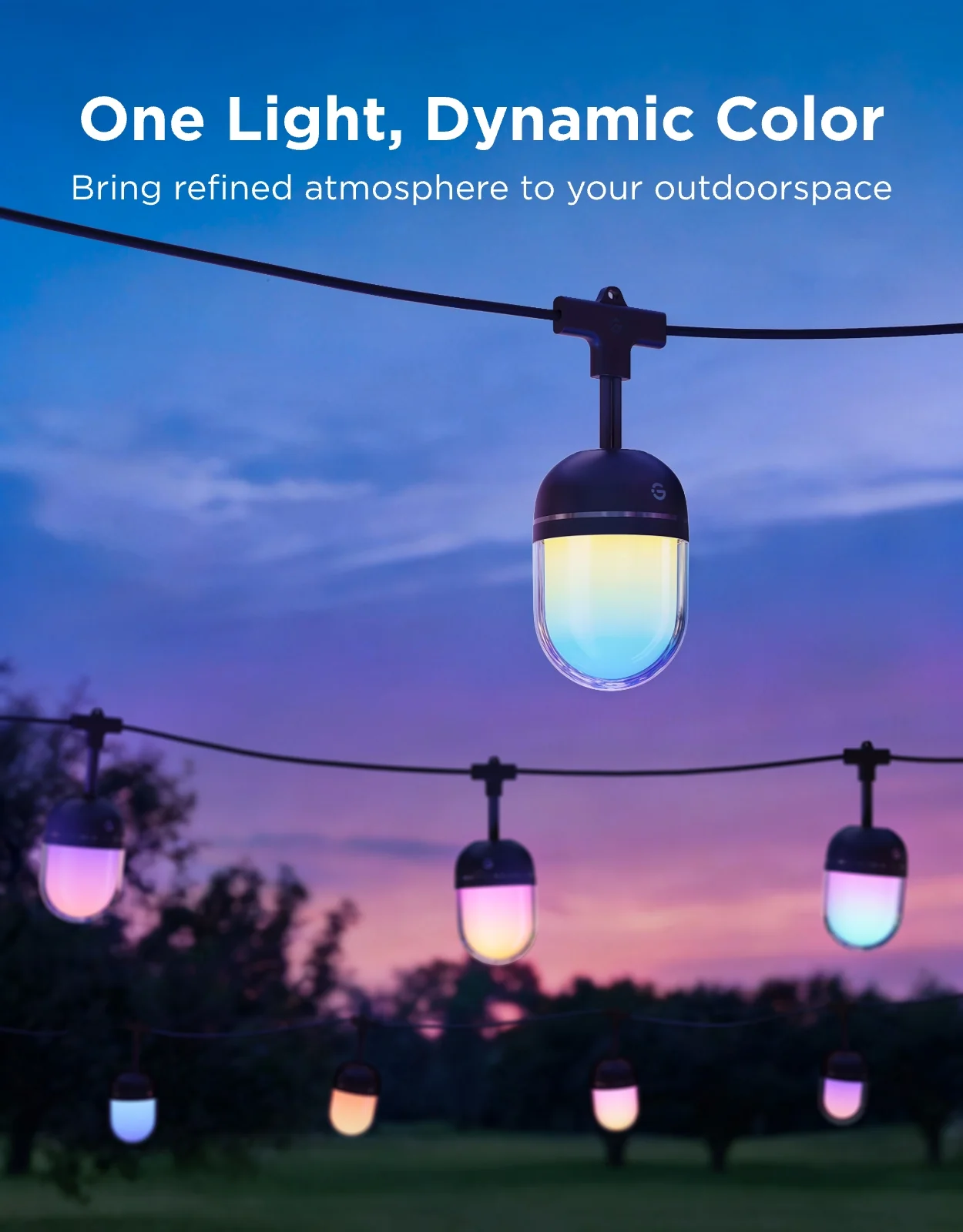 Govee Outdoor Chromatic String Lights - Image 2