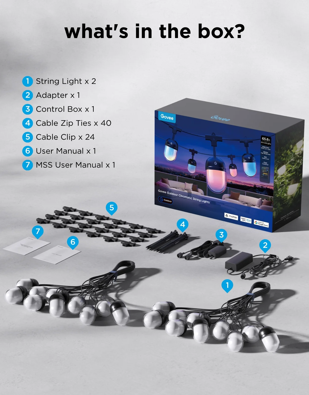 Govee Outdoor Chromatic String Lights - Image 20