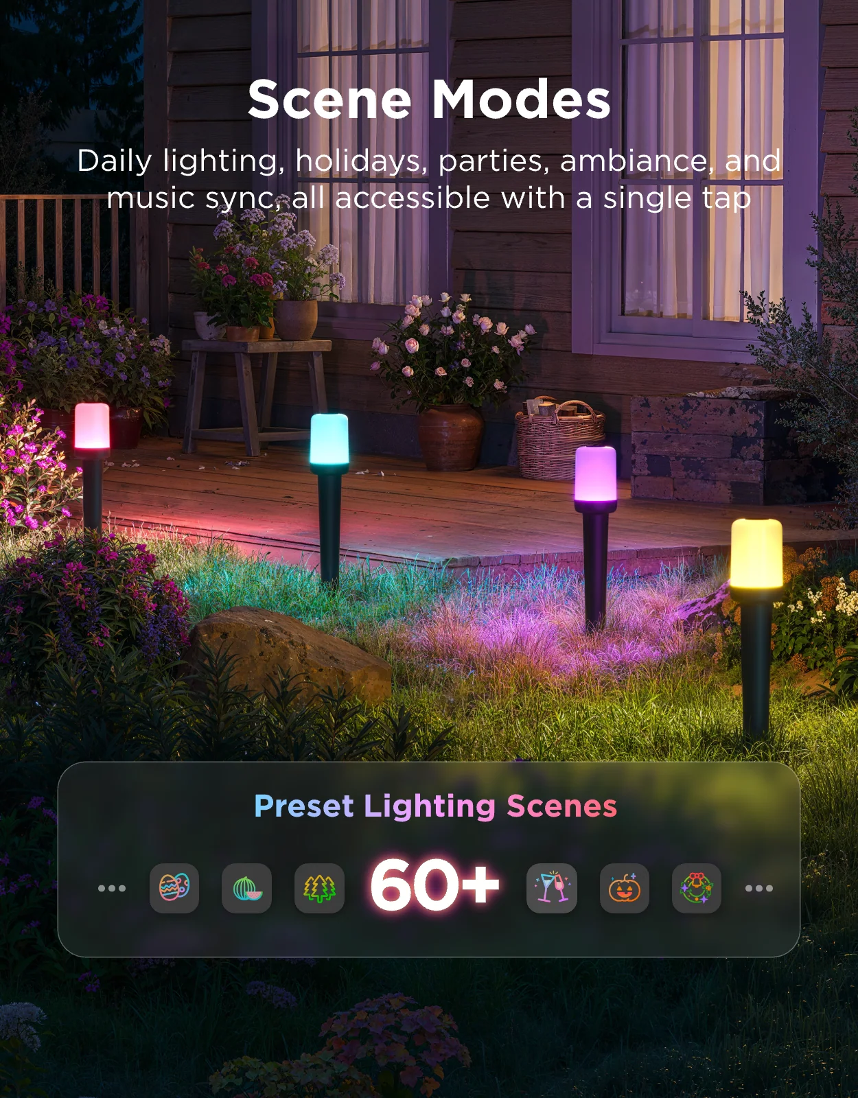 Govee Outdoor Cylinder Pathway Lights - Image 16
