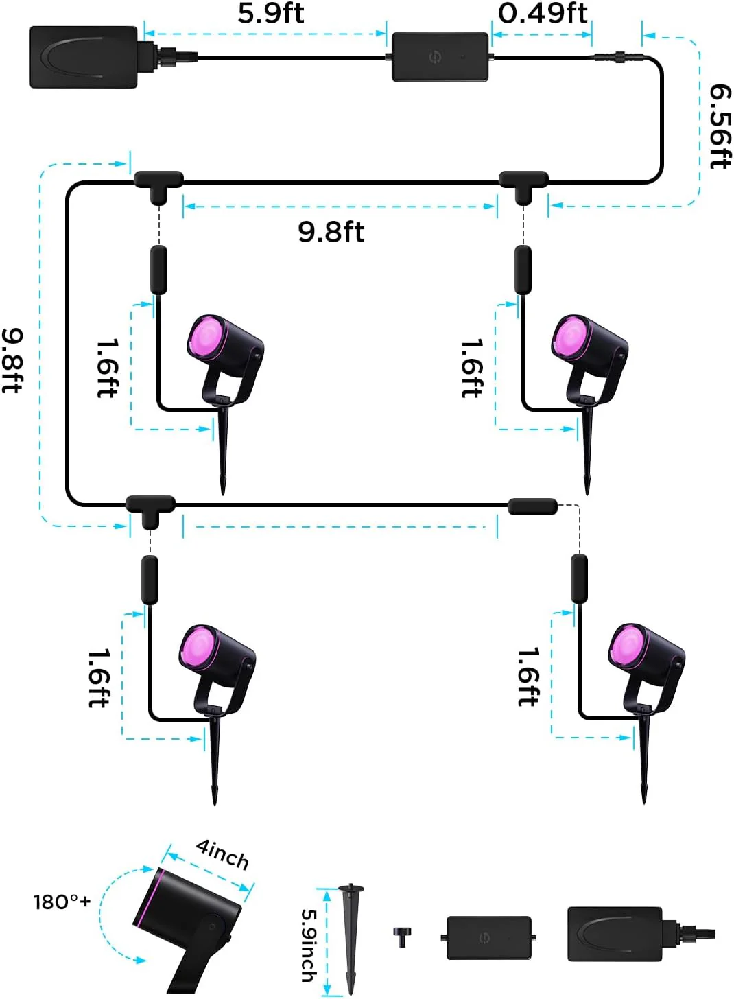 Govee Outdoor Spotlights 2 - Image 10