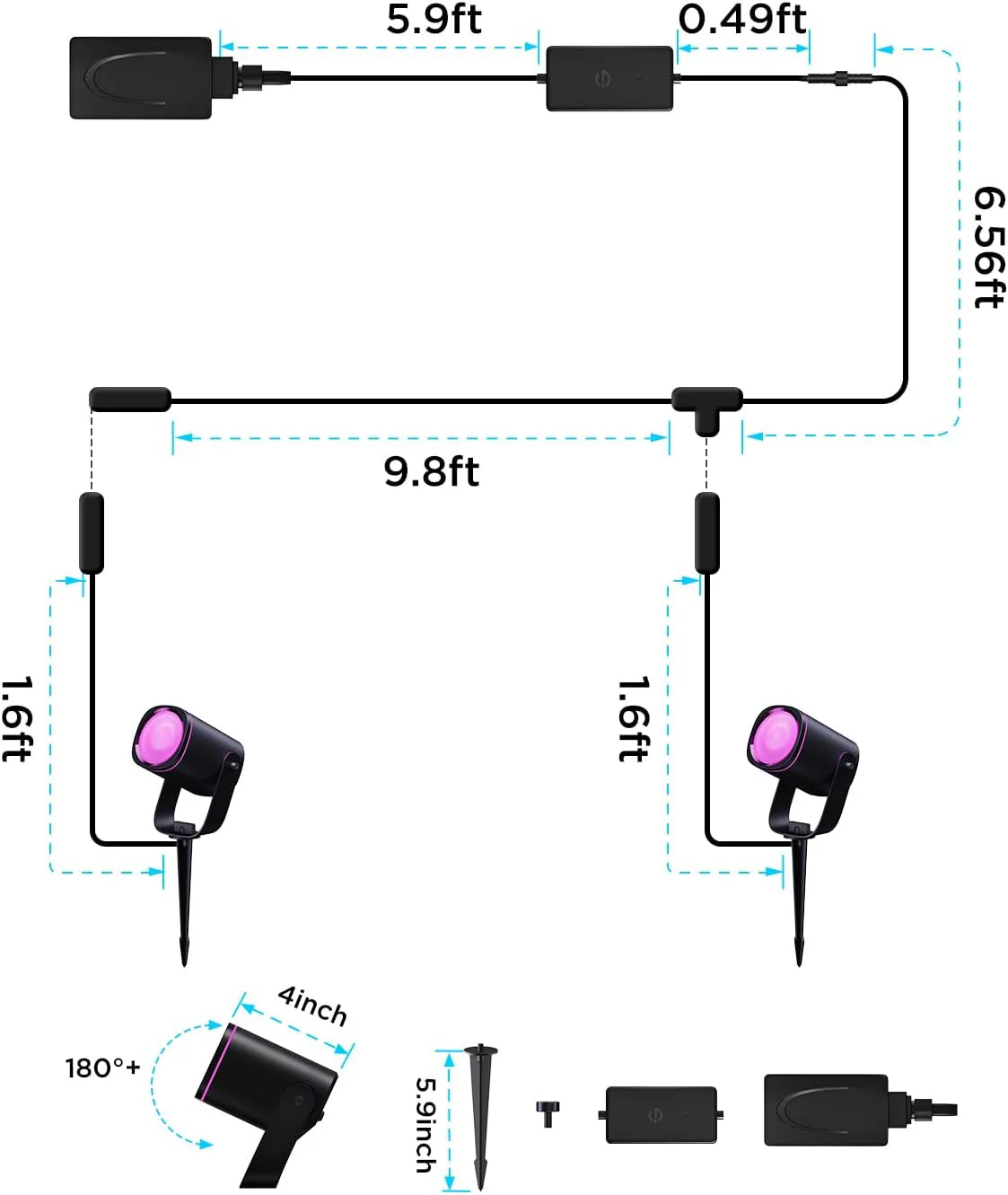 Govee Outdoor Spotlights 2 - Image 20