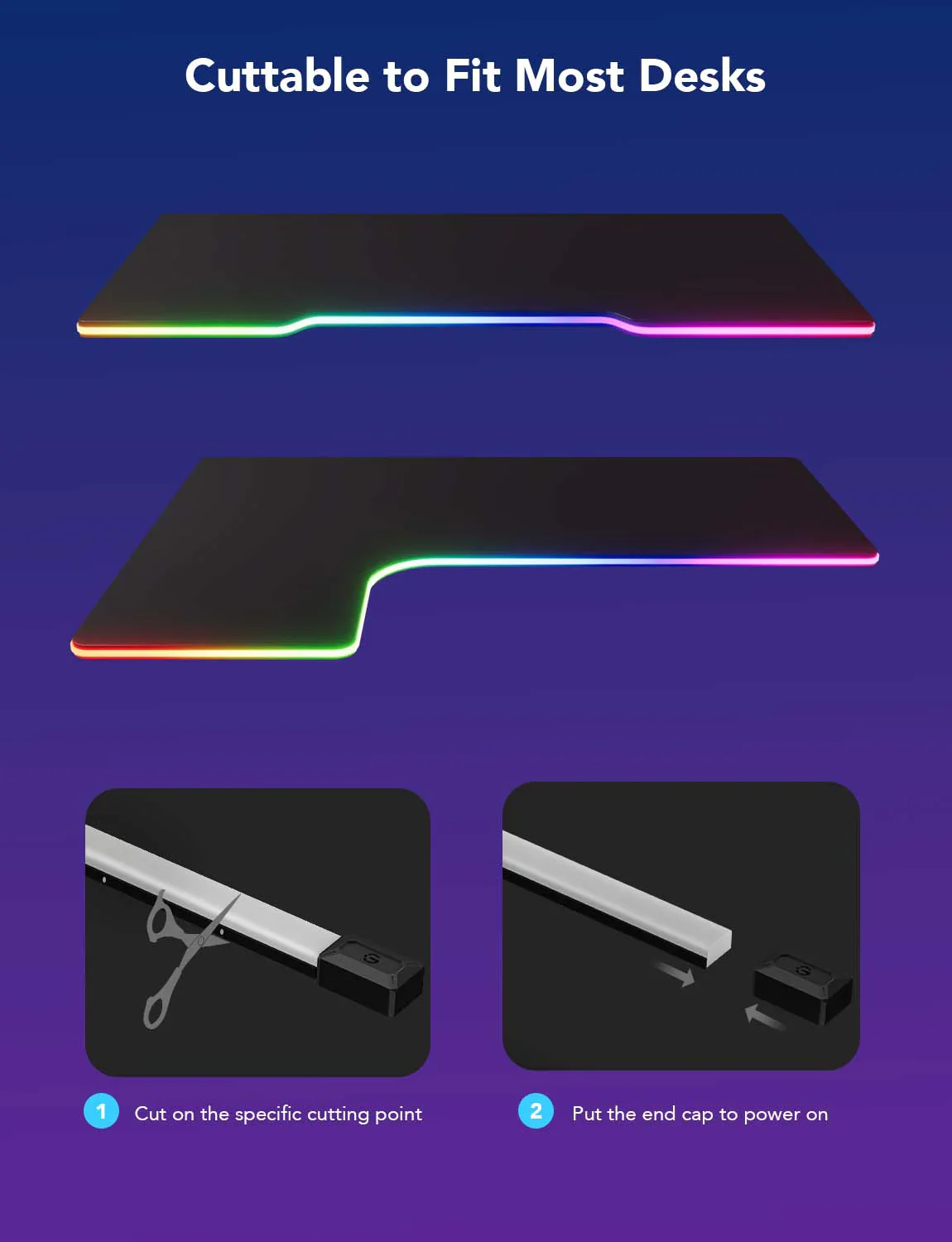 Govee RGBIC LED Neon Rope Lights for Desks - Image 4