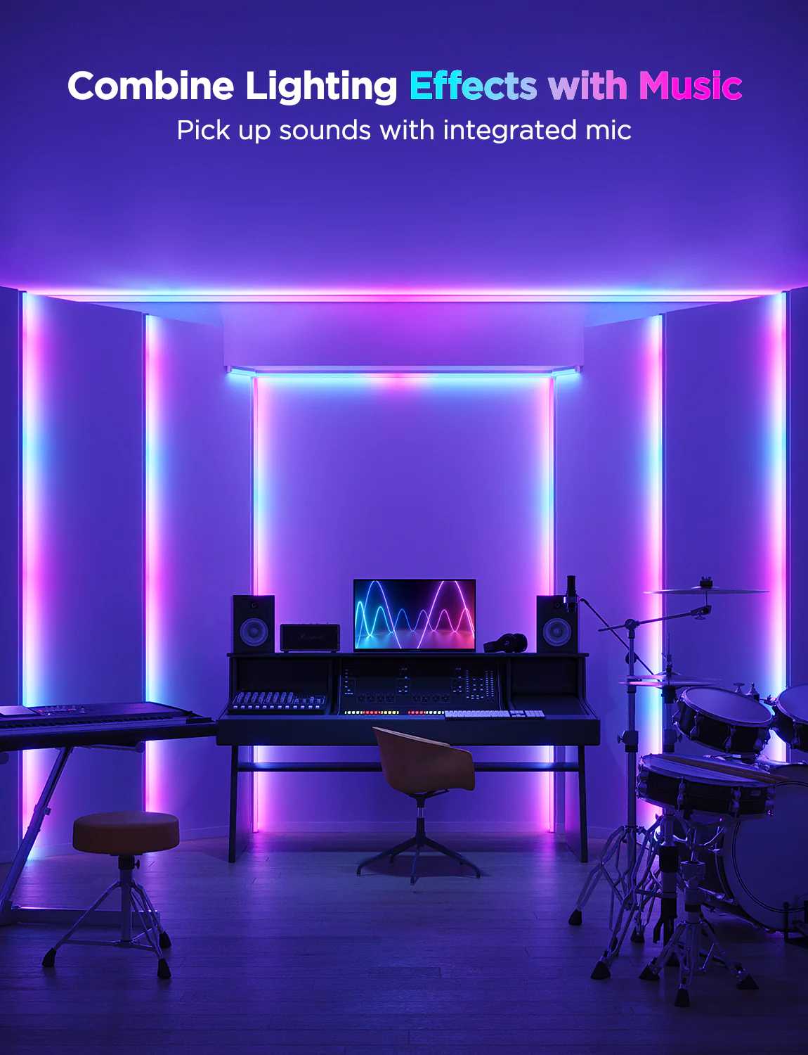 Govee RGBIC LED Strip Lights with Covers - Image 5