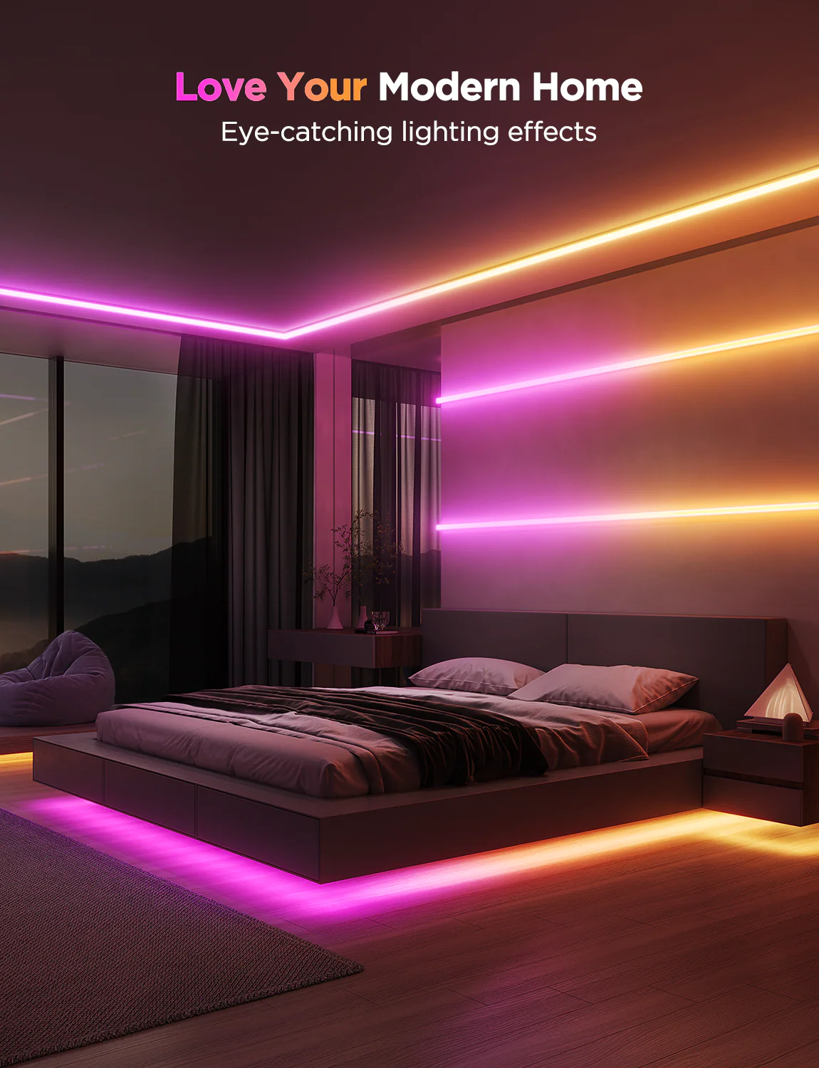 Govee RGBIC LED Strip Lights with Covers - Image 6