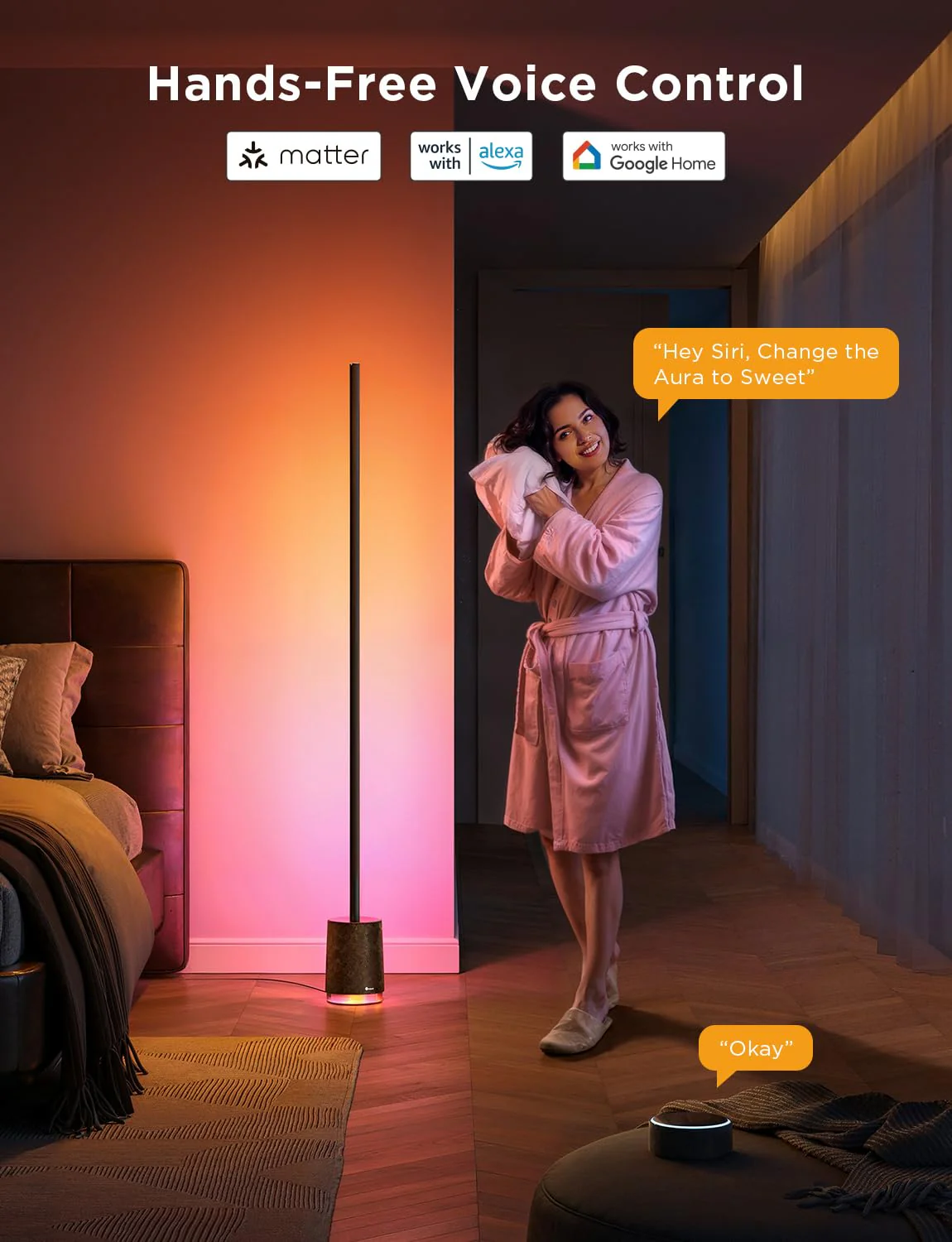 Refurbished Govee RGBICWW Floor Lamp Pro - Image 3