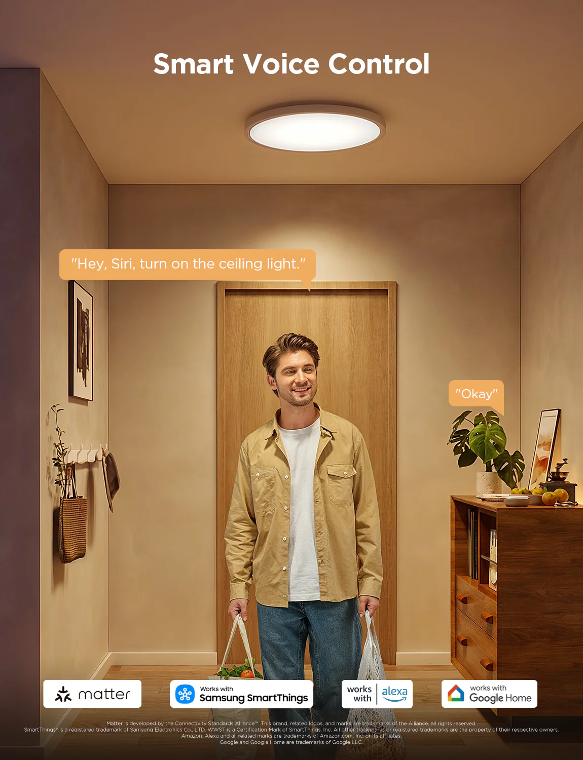 Govee 12-Inch RGBWW + RGBIC Smart Ceiling Light - Image 6