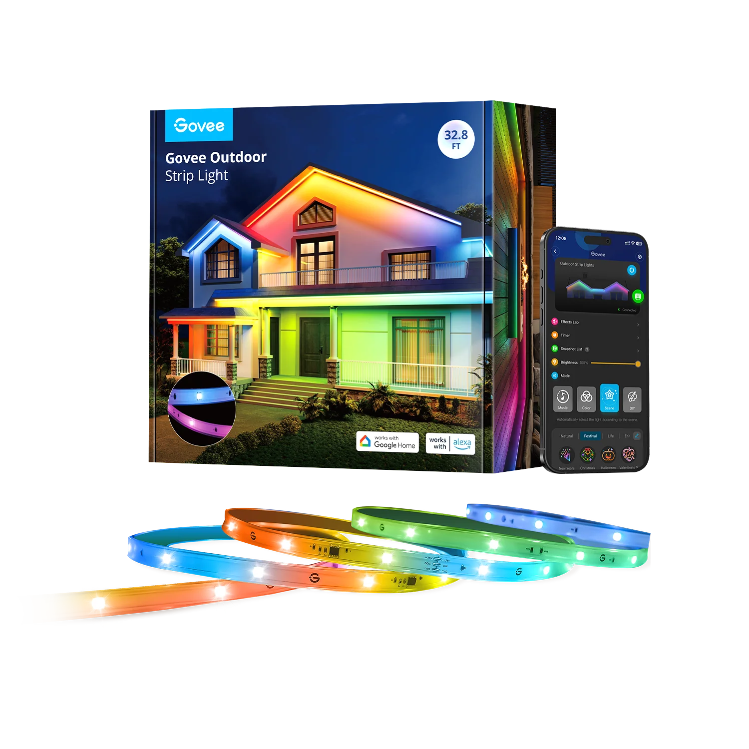 Govee Wi-Fi RGBIC Outdoor Strip Lights - Image 15