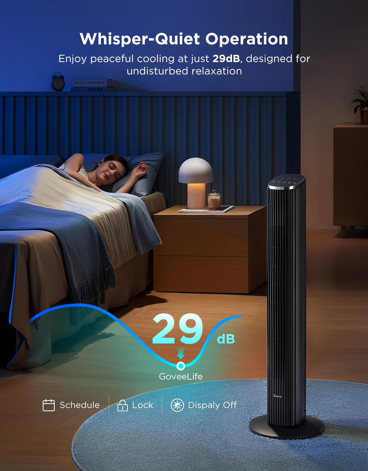 GoveeLife 36'' Smart Tower Fan 2 - Image 3
