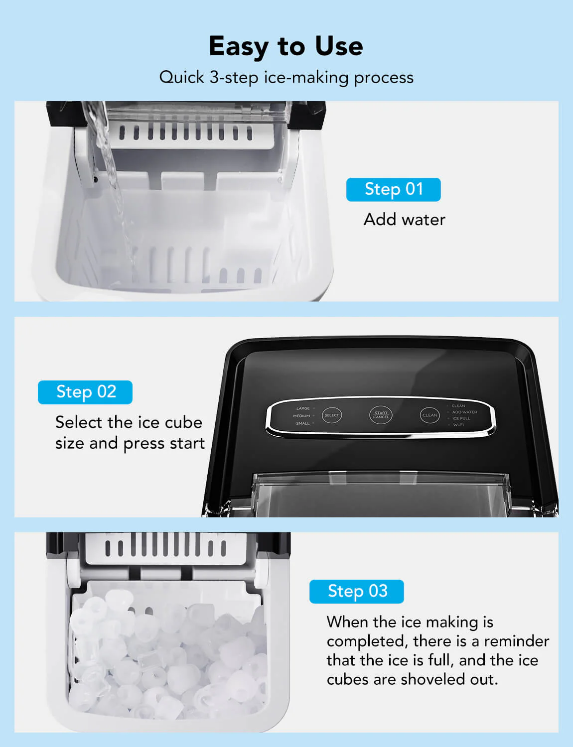 GoveeLife Portable Countertop Ice Maker - Image 5