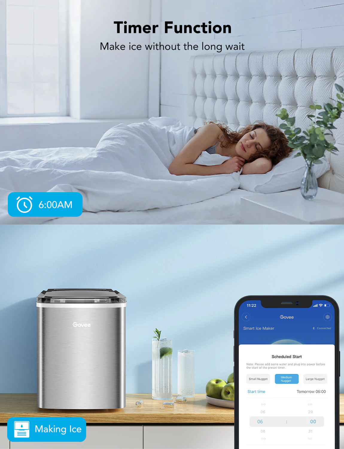 GoveeLife Portable Countertop Ice Maker - Image 6