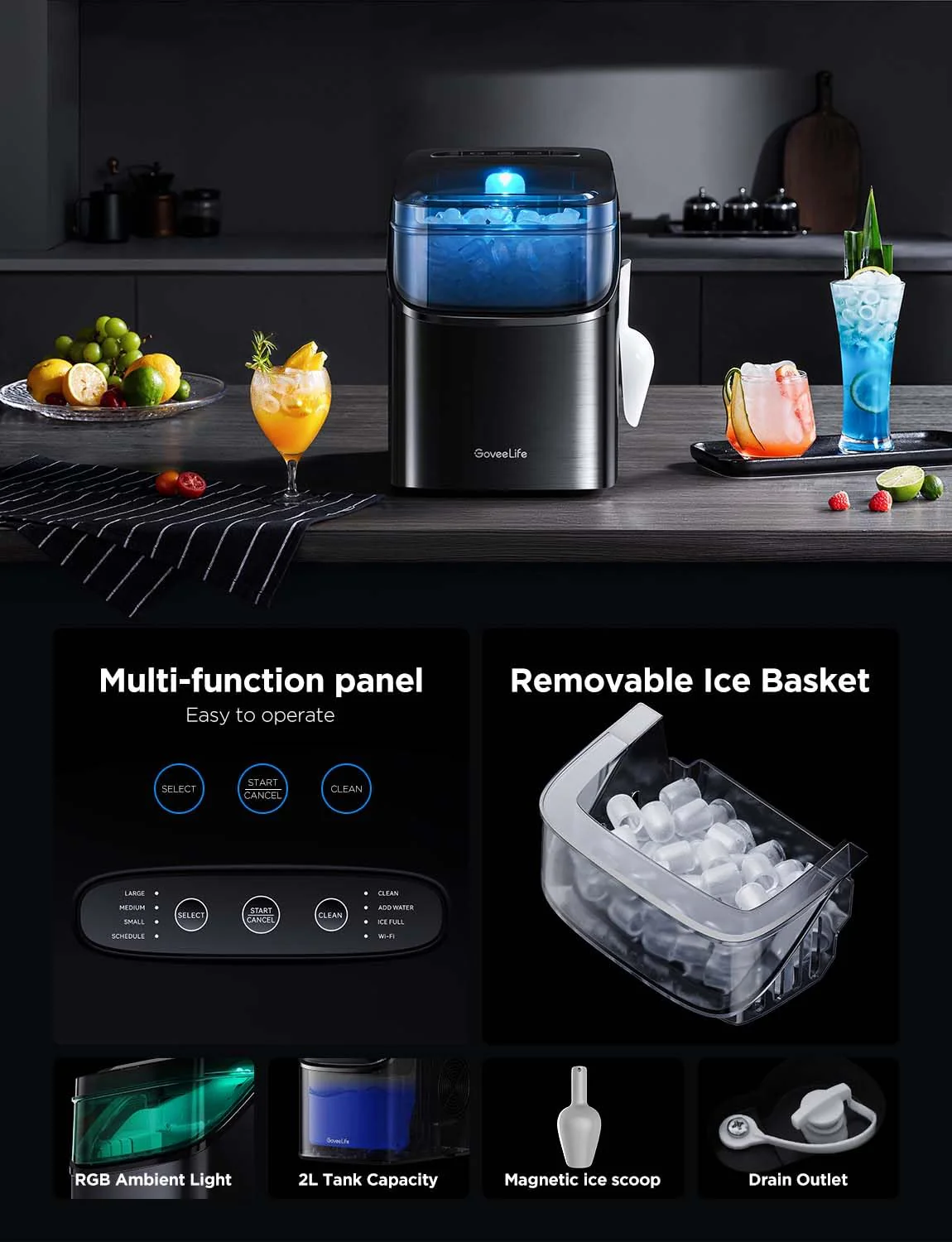 GoveeLife Smart Countertop Ice Maker 1s - Image 5