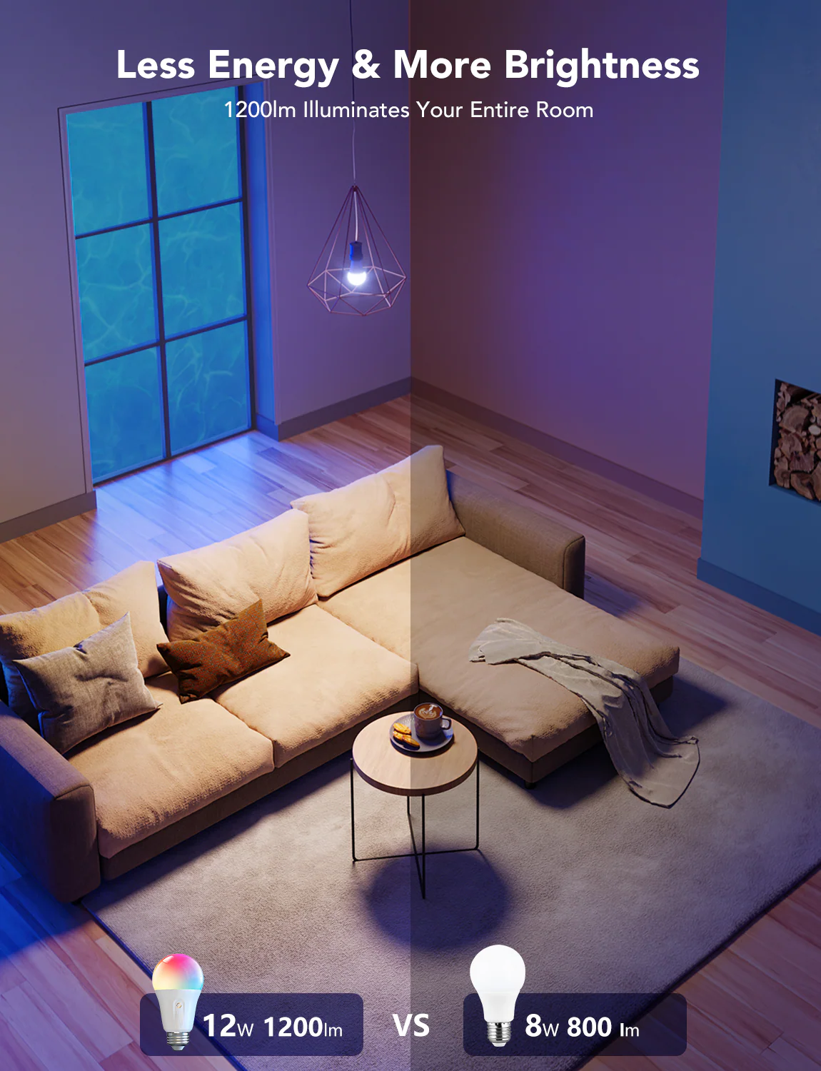Govee Smart RGBWW Light Bulbs 1200 Lumens - Image 14