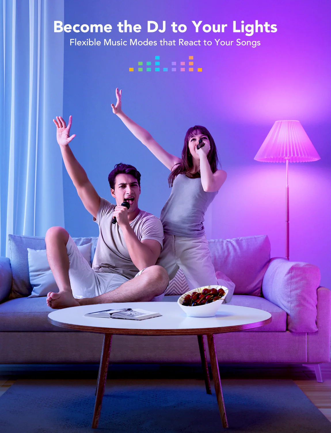 Govee Smart RGBWW Light Bulbs 1200 Lumens - Image 7