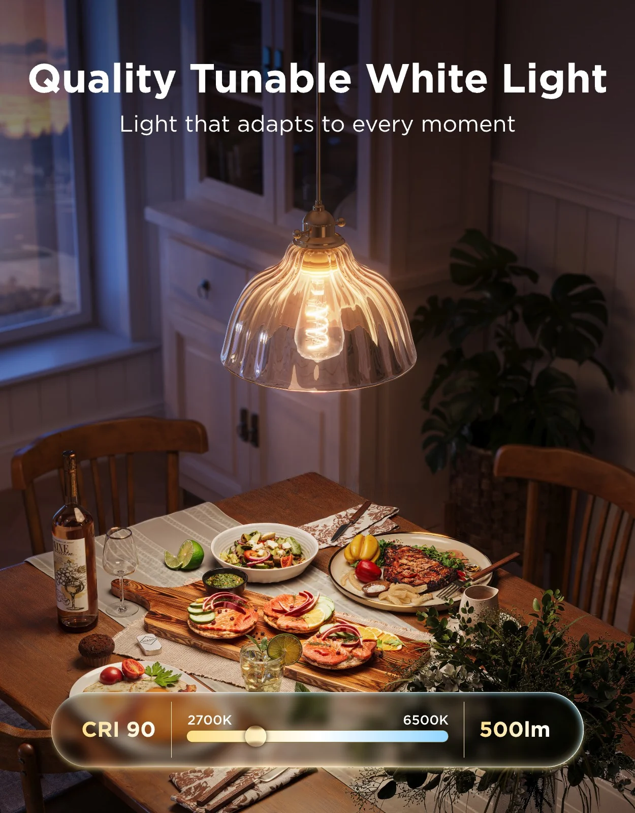 Govee E26 Smart Edison Light Bulb ST19 500lm - Image 8