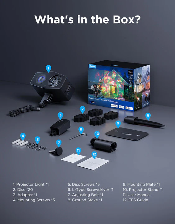 Govee Outdoor Decoration Projector Light - Image 8