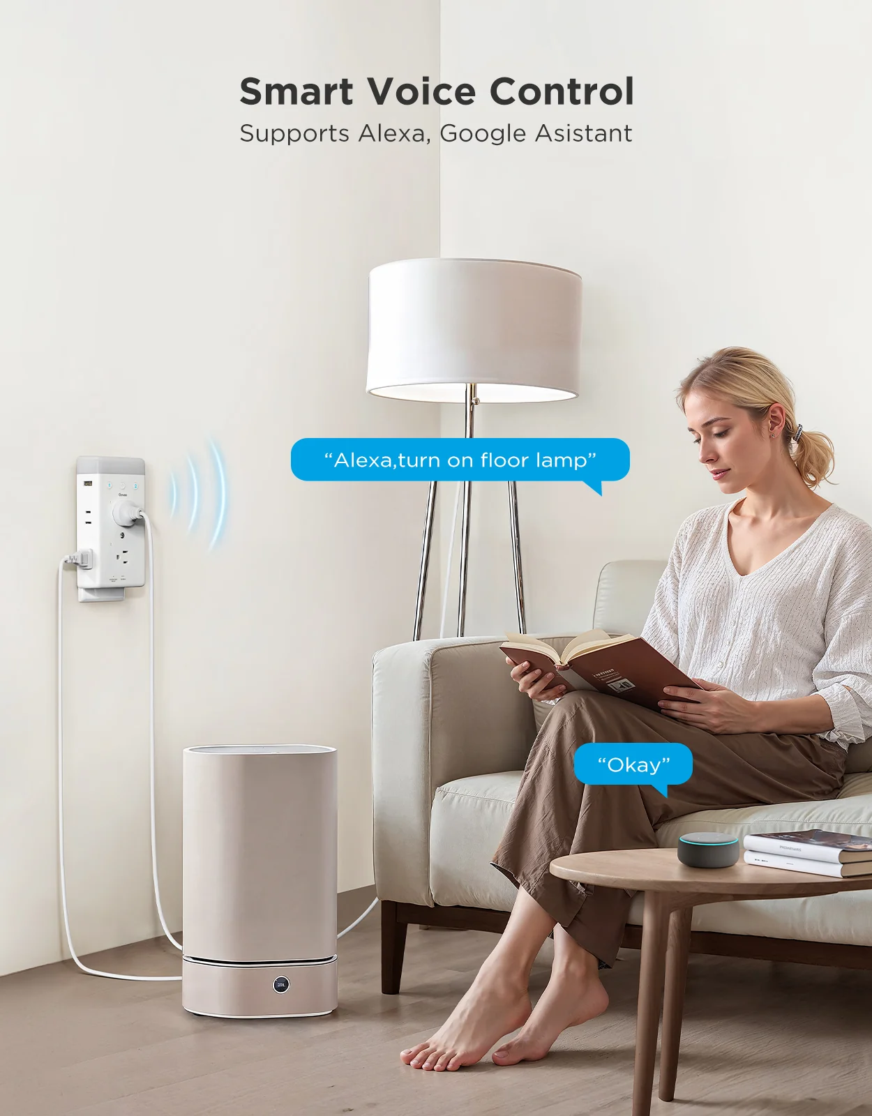 Govee Smart Plug Outlet Extender With Night Light - Image 17