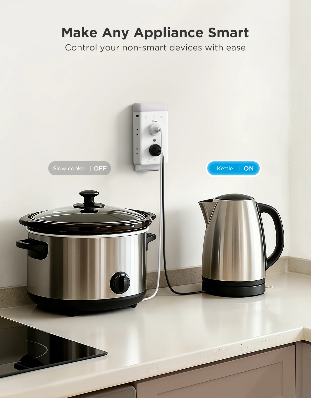 Govee Smart Plug Outlet Extender With Night Light - Image 9