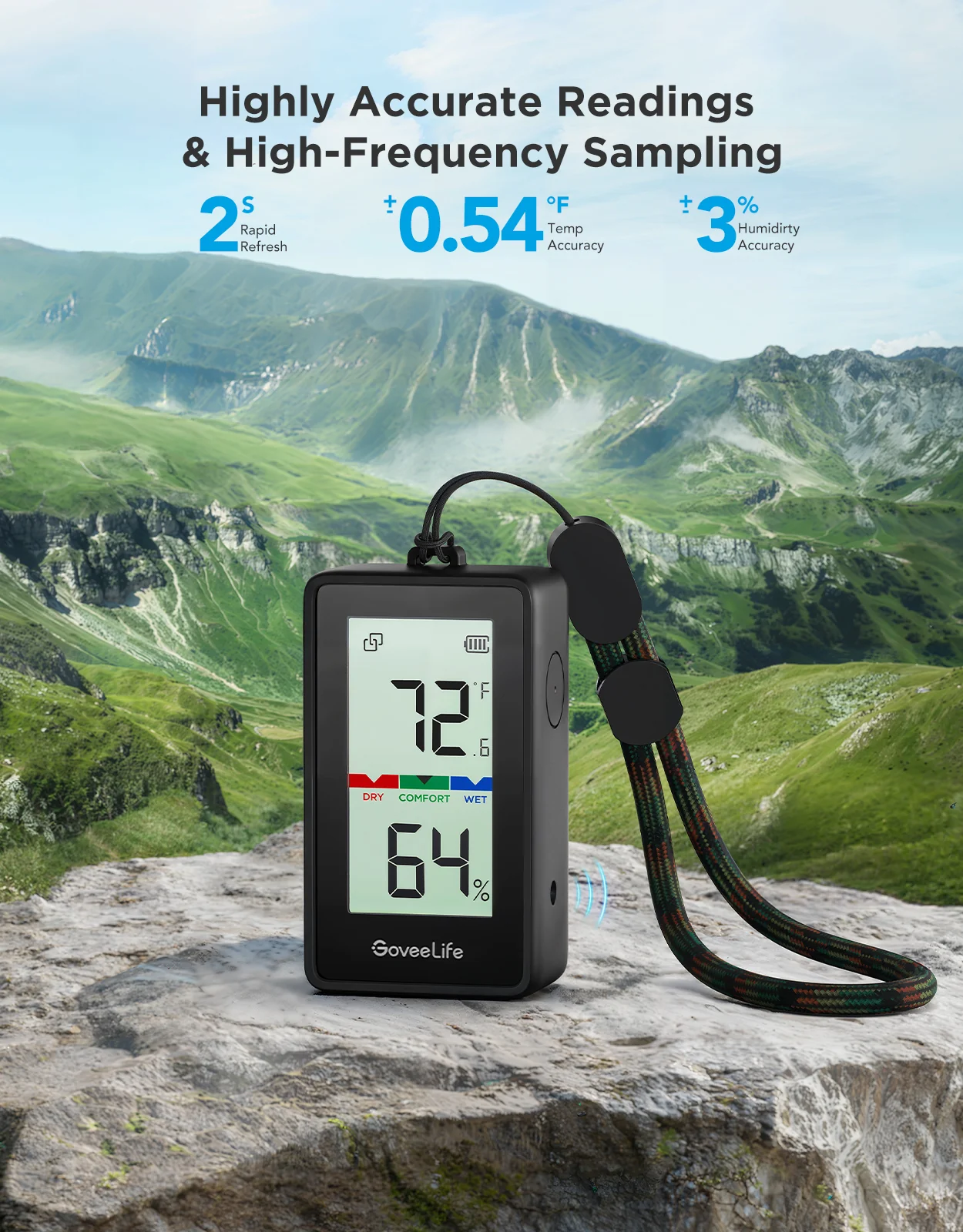 Goveelife Outdoor Portable Thermo-Hygrometer - Image 3