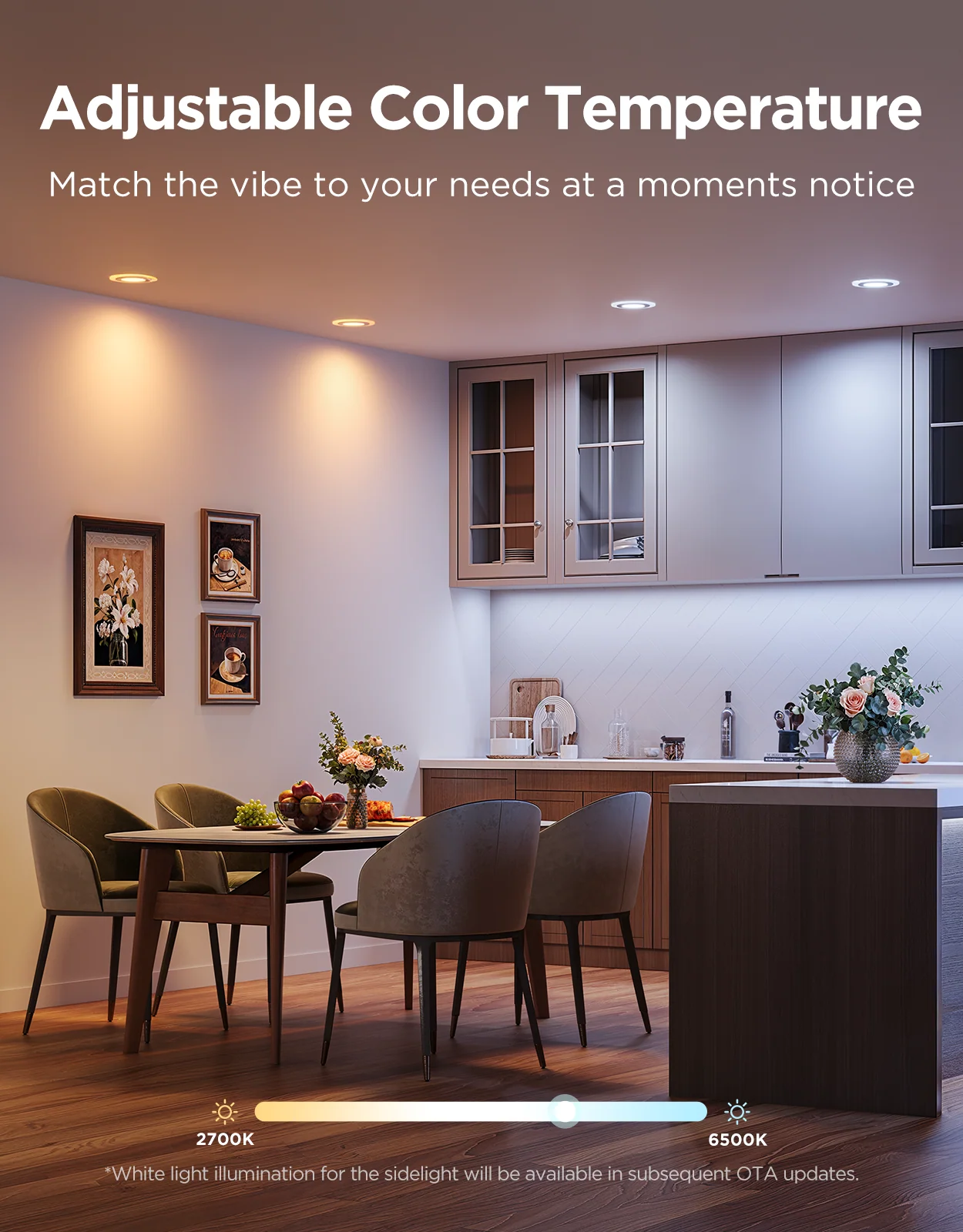 Refurbished Govee 4/6 Inch Smart Recessed Lights Pro with Night Light - Image 12