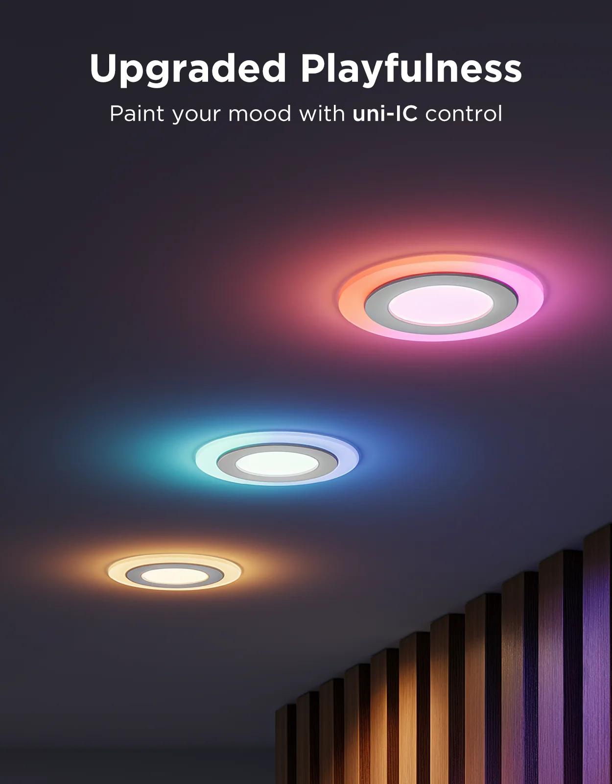 Refurbished Govee 4/6 Inch Smart Recessed Lights Pro with Night Light - Image 3