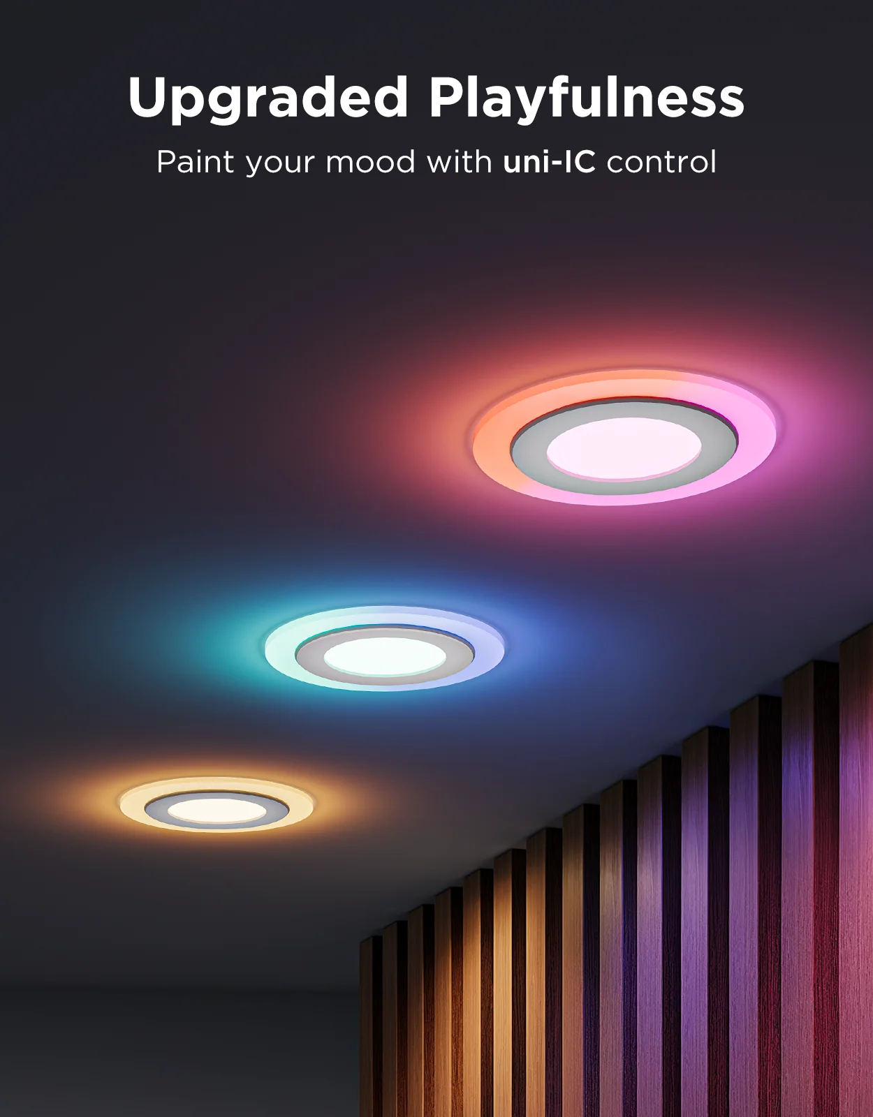 Refurbished Govee 4/6 Inch Smart Recessed Lights Pro with Night Light - Image 9