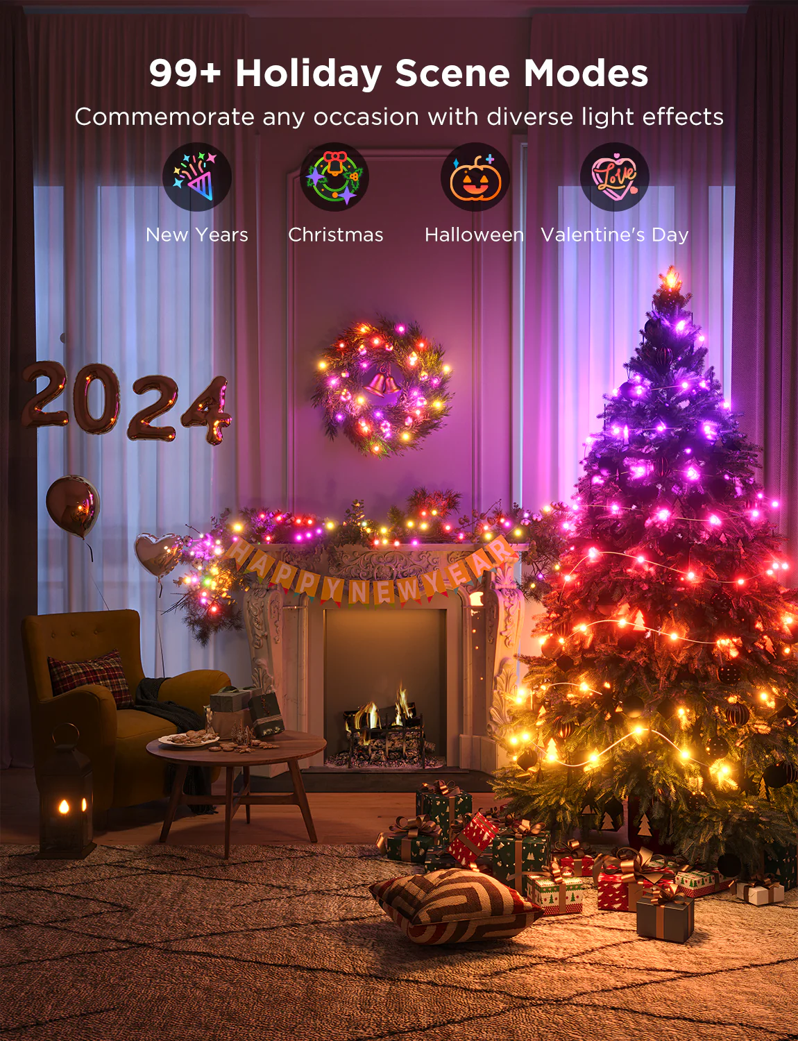 Refurbished Govee Christmas String Lights - Image 4