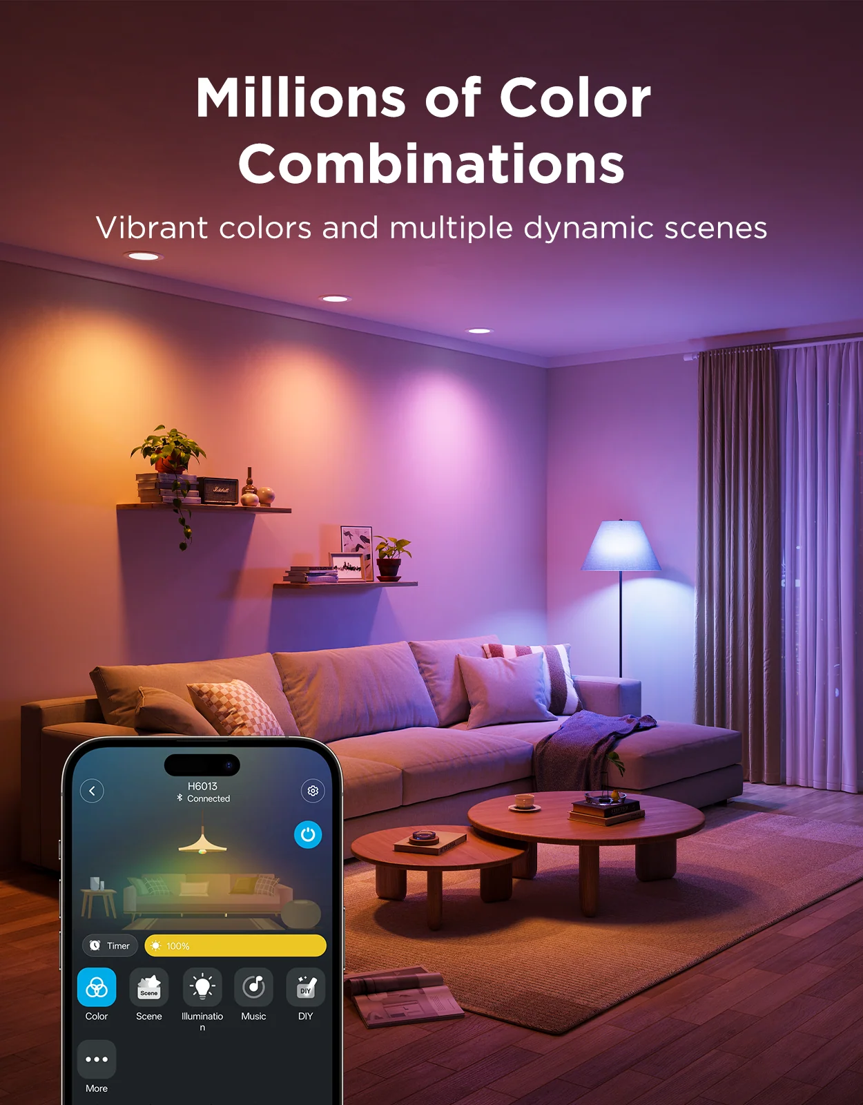 Govee E26 Smart LED Colored Light Bulbs - Image 9