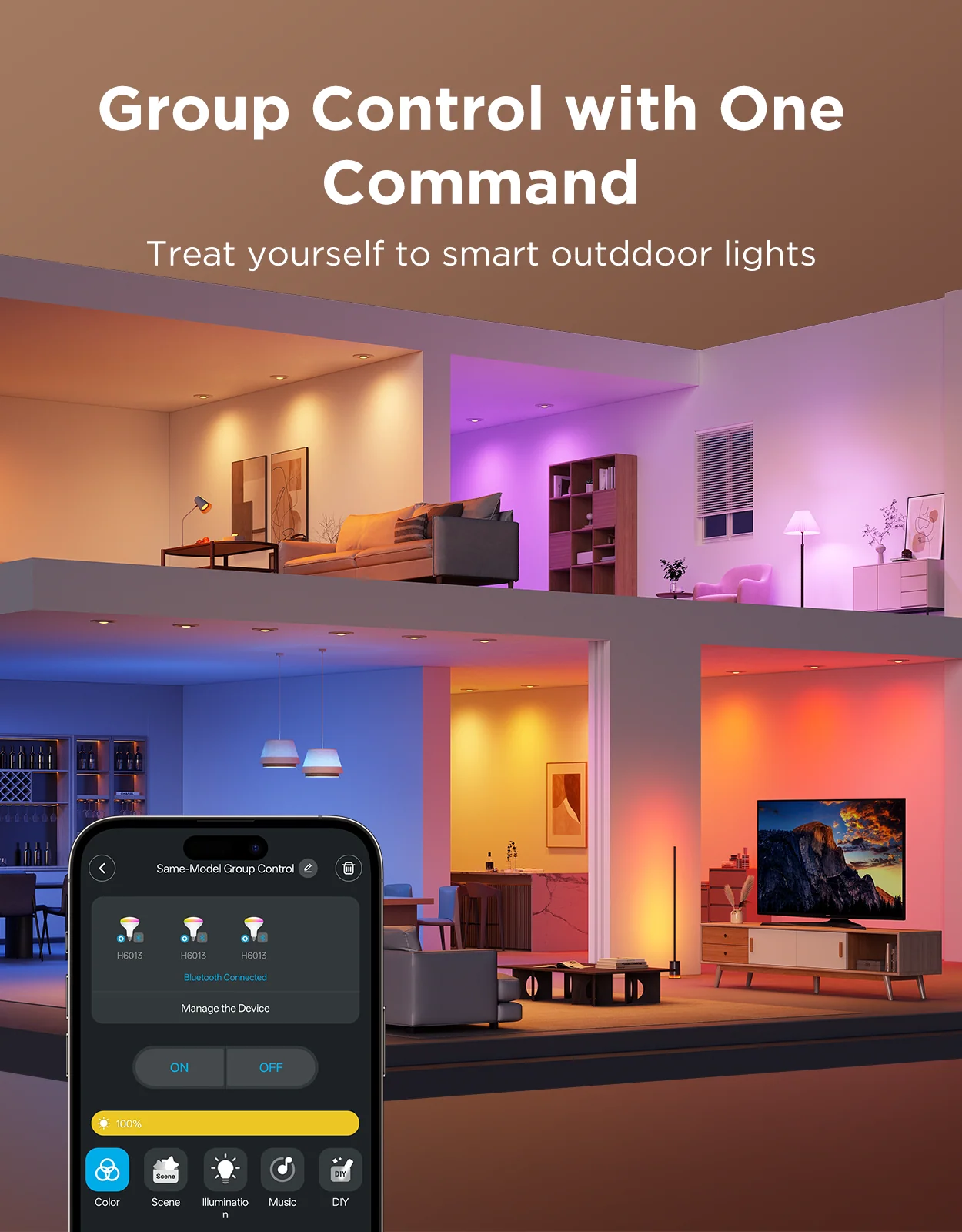 Refurbished Govee E26 Smart LED Colored Light Bulbs - Image 14