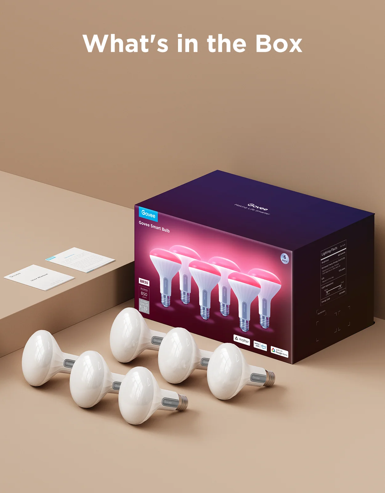 Refurbished Govee E26 Smart LED Colored Light Bulbs - Image 17