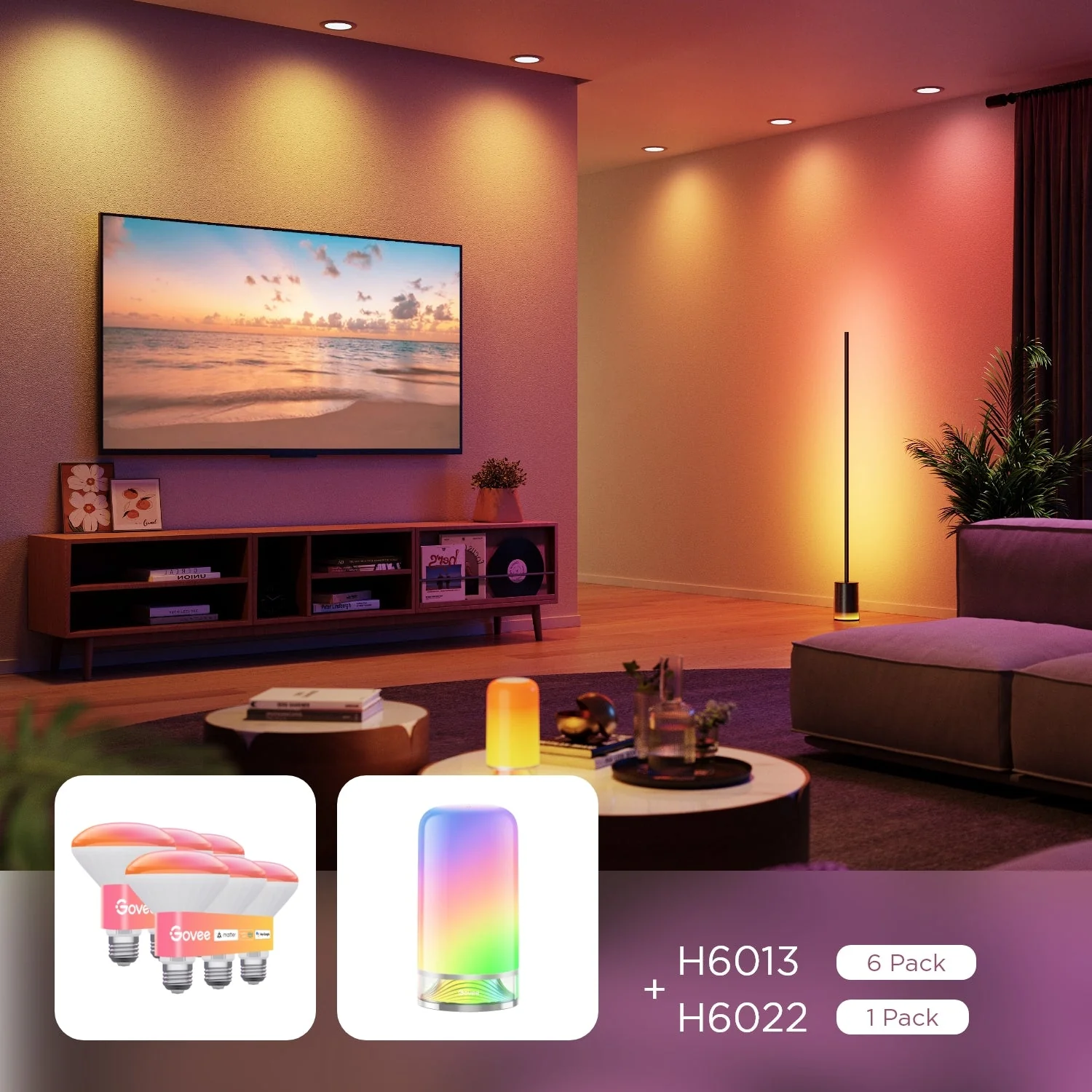 Refurbished Govee E26 Smart LED Colored Light Bulbs - Image 18