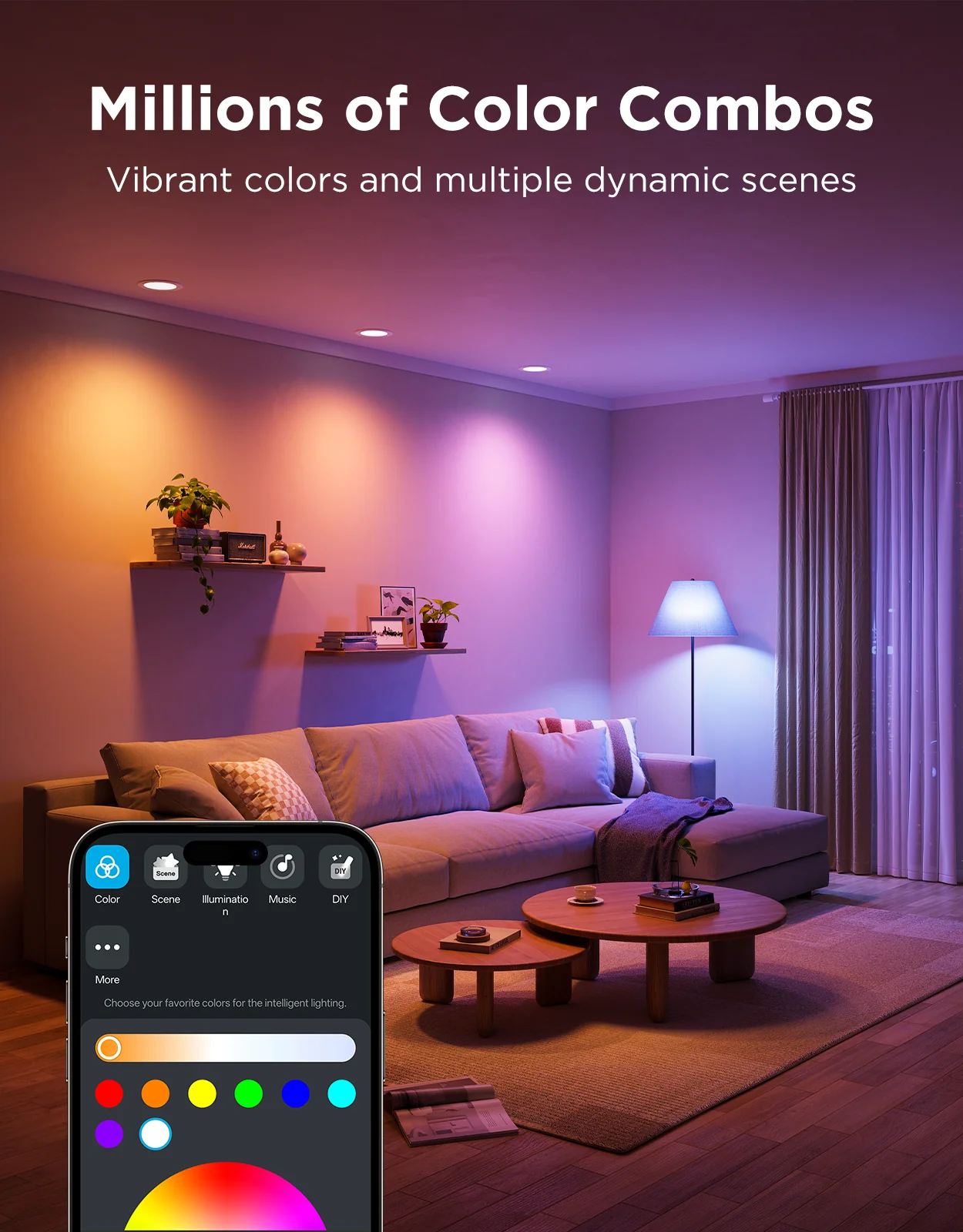 Govee E26 Smart LED Colored Light Bulbs - Image 3