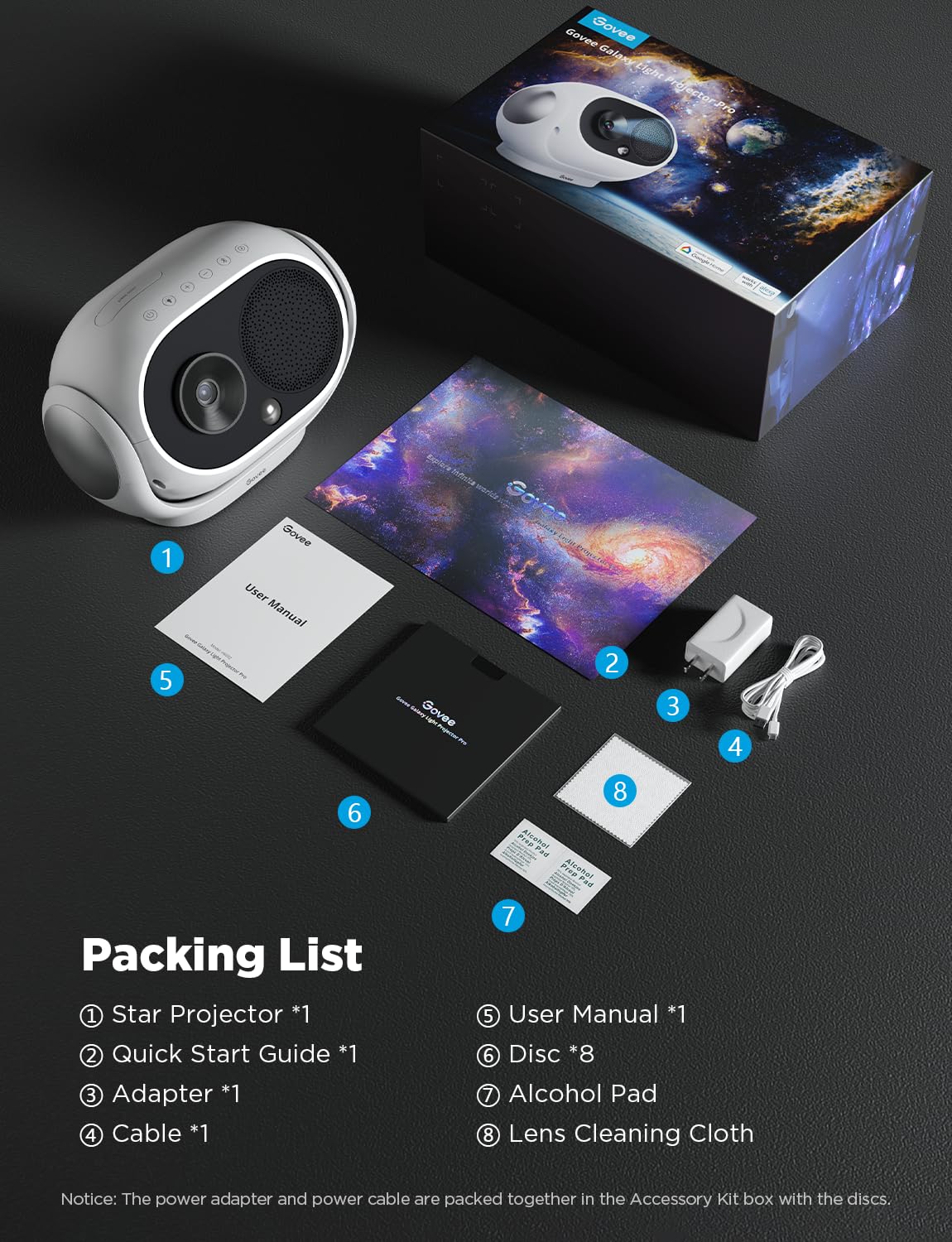 Refurbished Govee Galaxy Light Projector Pro - Image 2