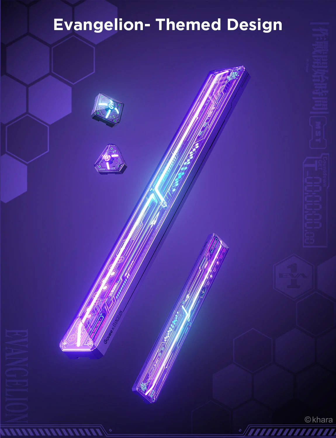 Refurbished Govee Gaming Wall Light - Image 3