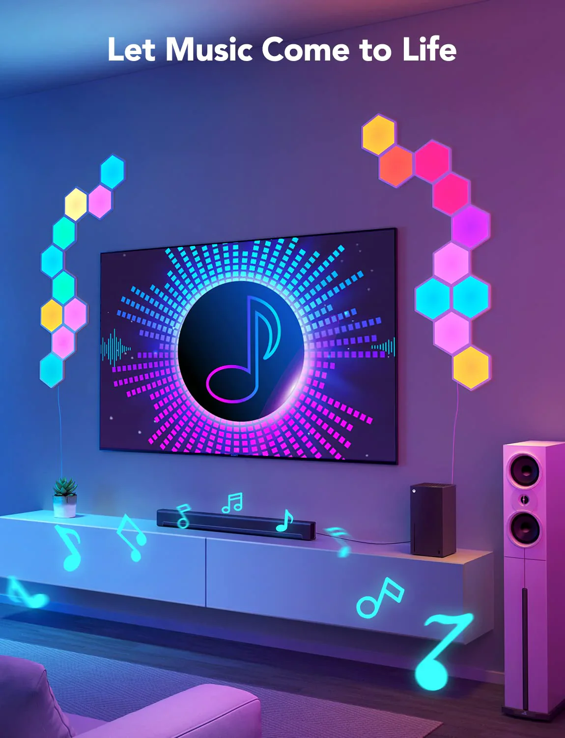Refurbished Govee Glide Hexa Light Panels - Image 4