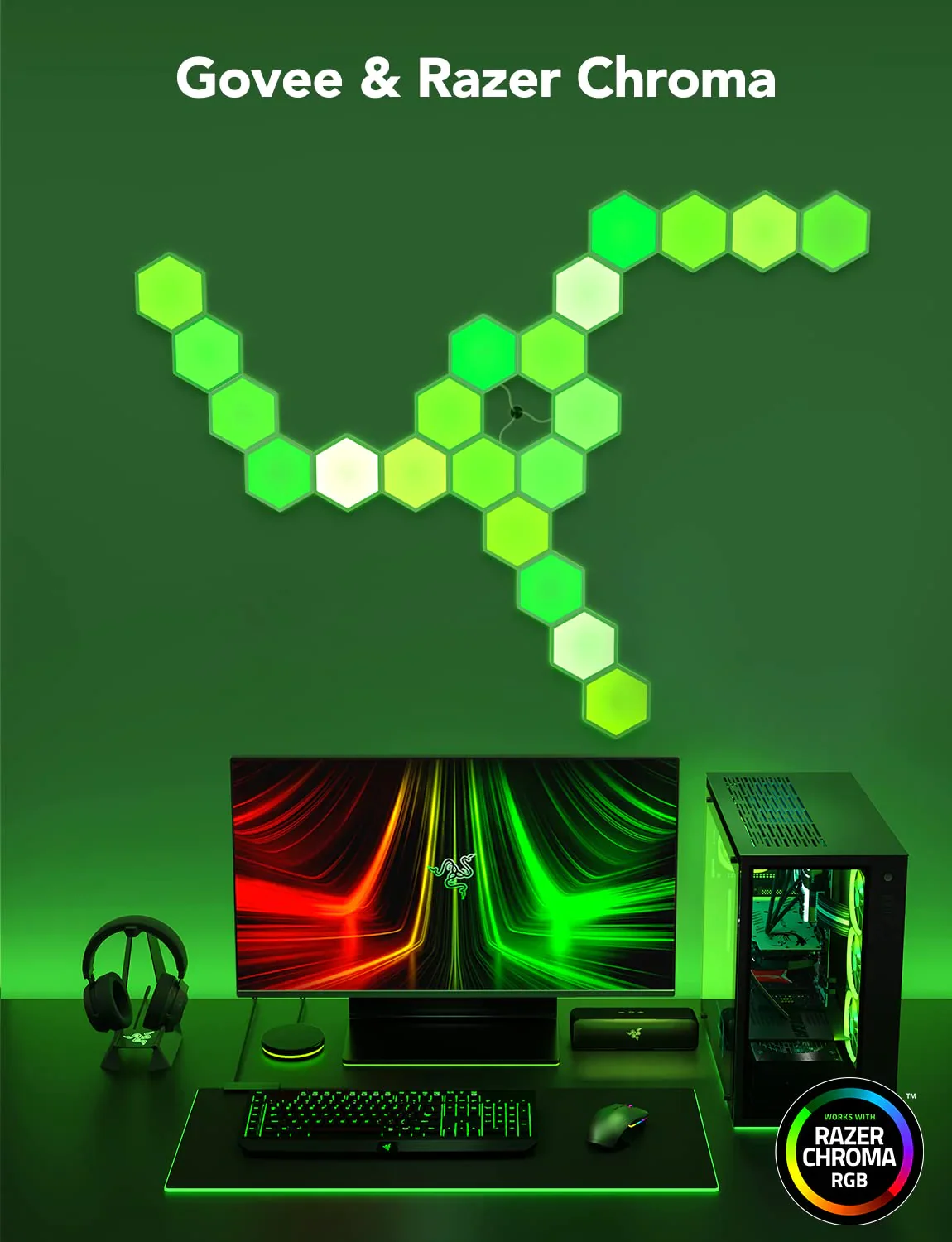 Refurbished Govee Glide Hexa Light Panels - Image 8