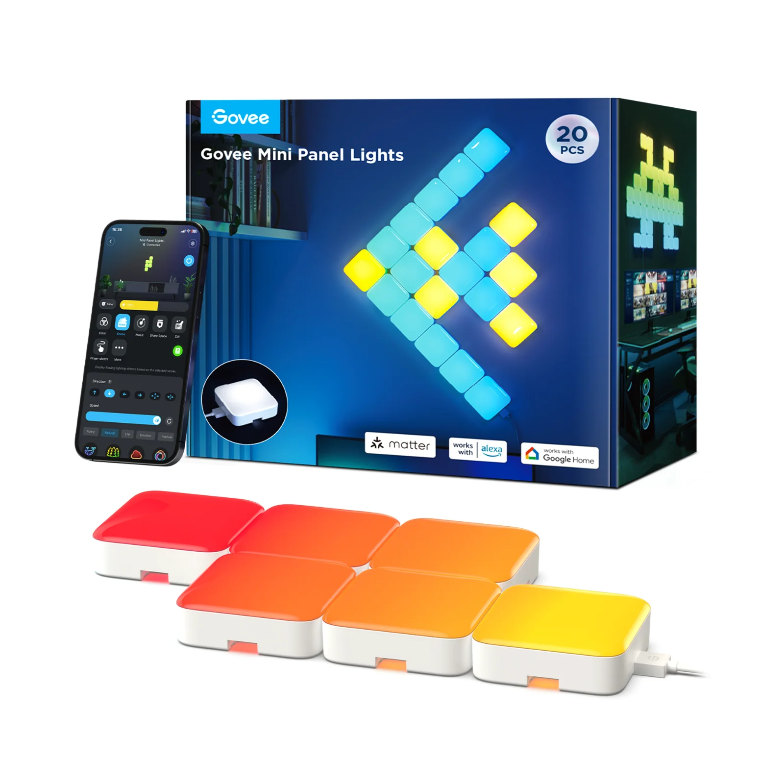 Refurbished Govee Mini Panel Lights