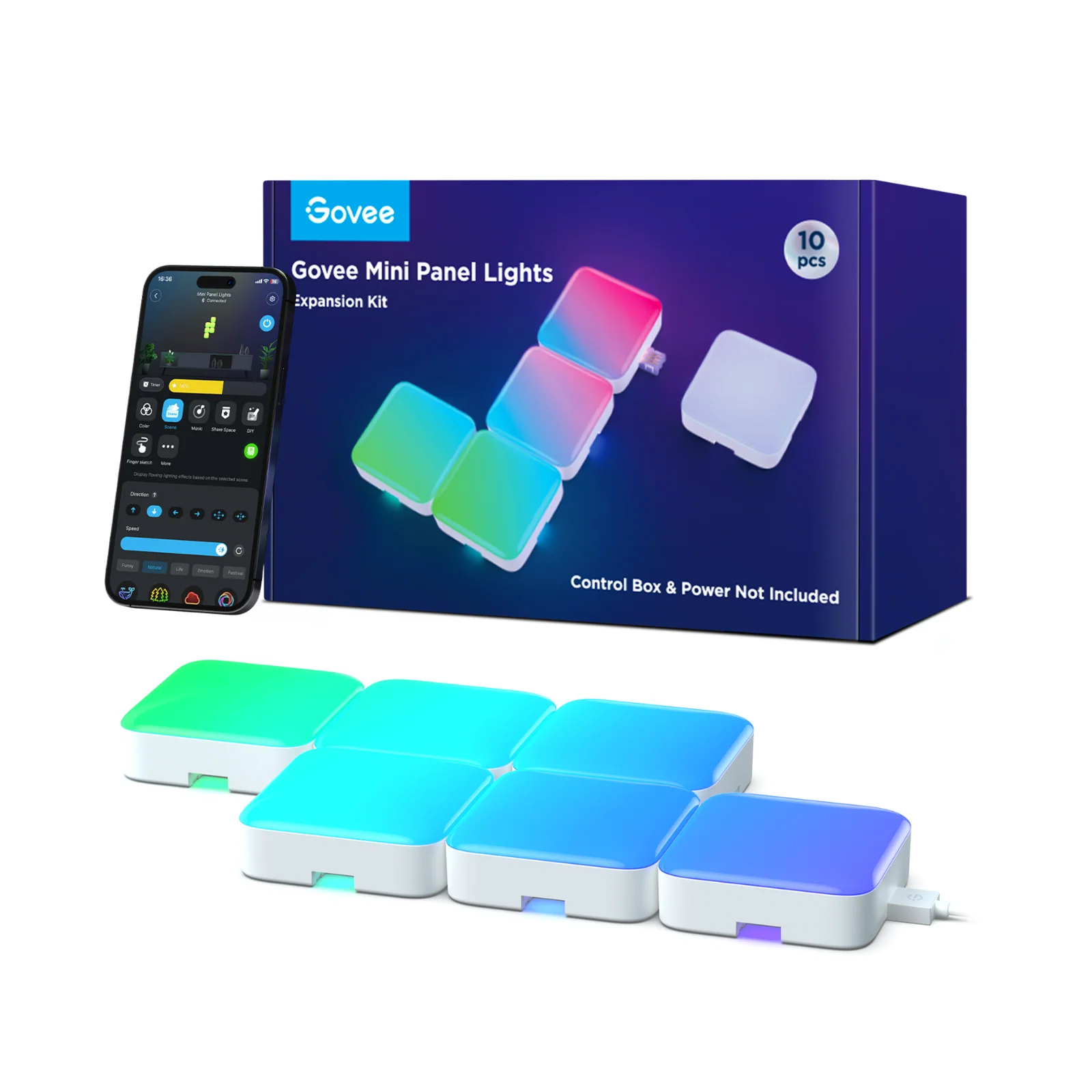 Refurbished Govee Mini Panel Lights - Image 9