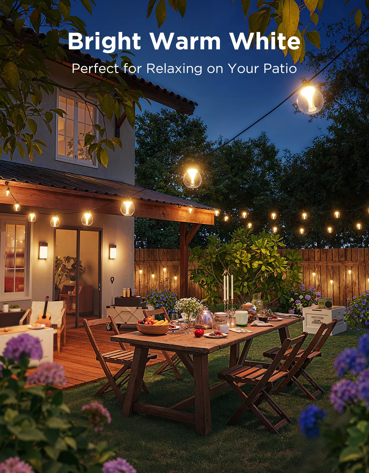 Refurbished Govee Outdoor Clear Bulb String Lights - Image 12