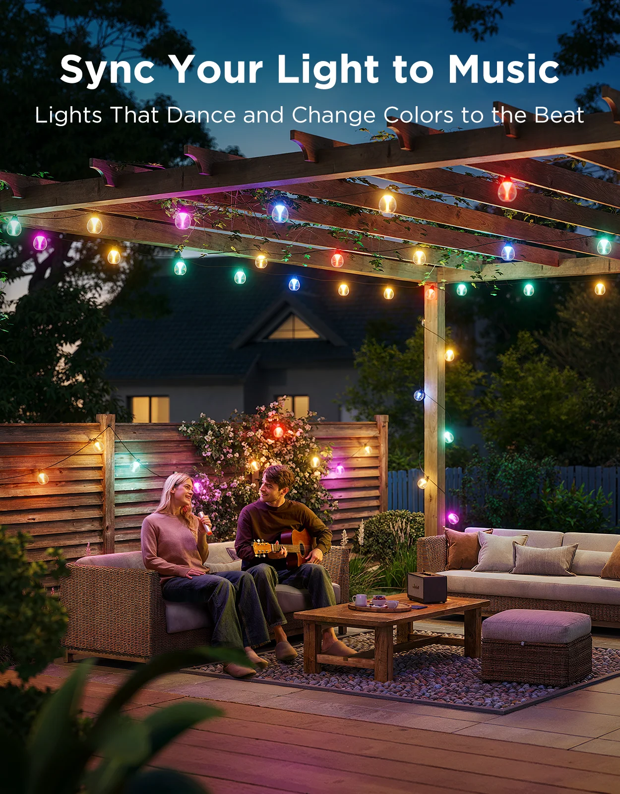 Refurbished Govee Outdoor Clear Bulb String Lights - Image 15