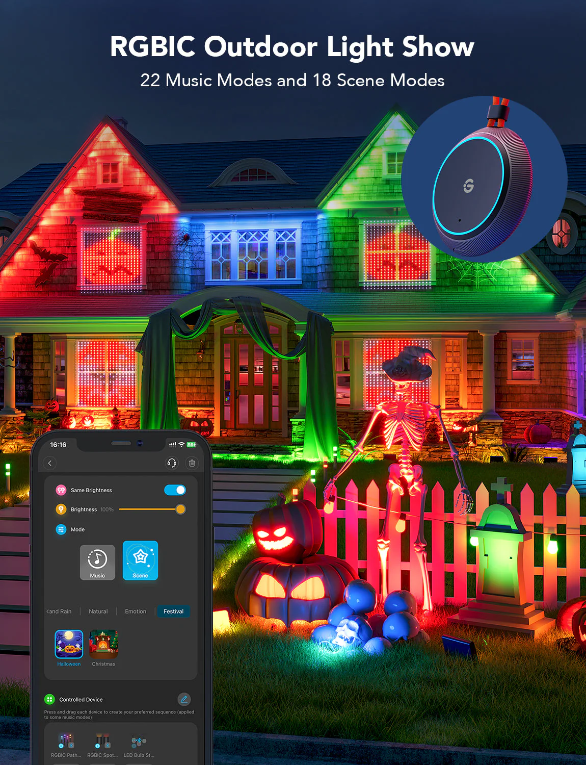 Refurbished Govee Outdoor Light Show Box - Image 2