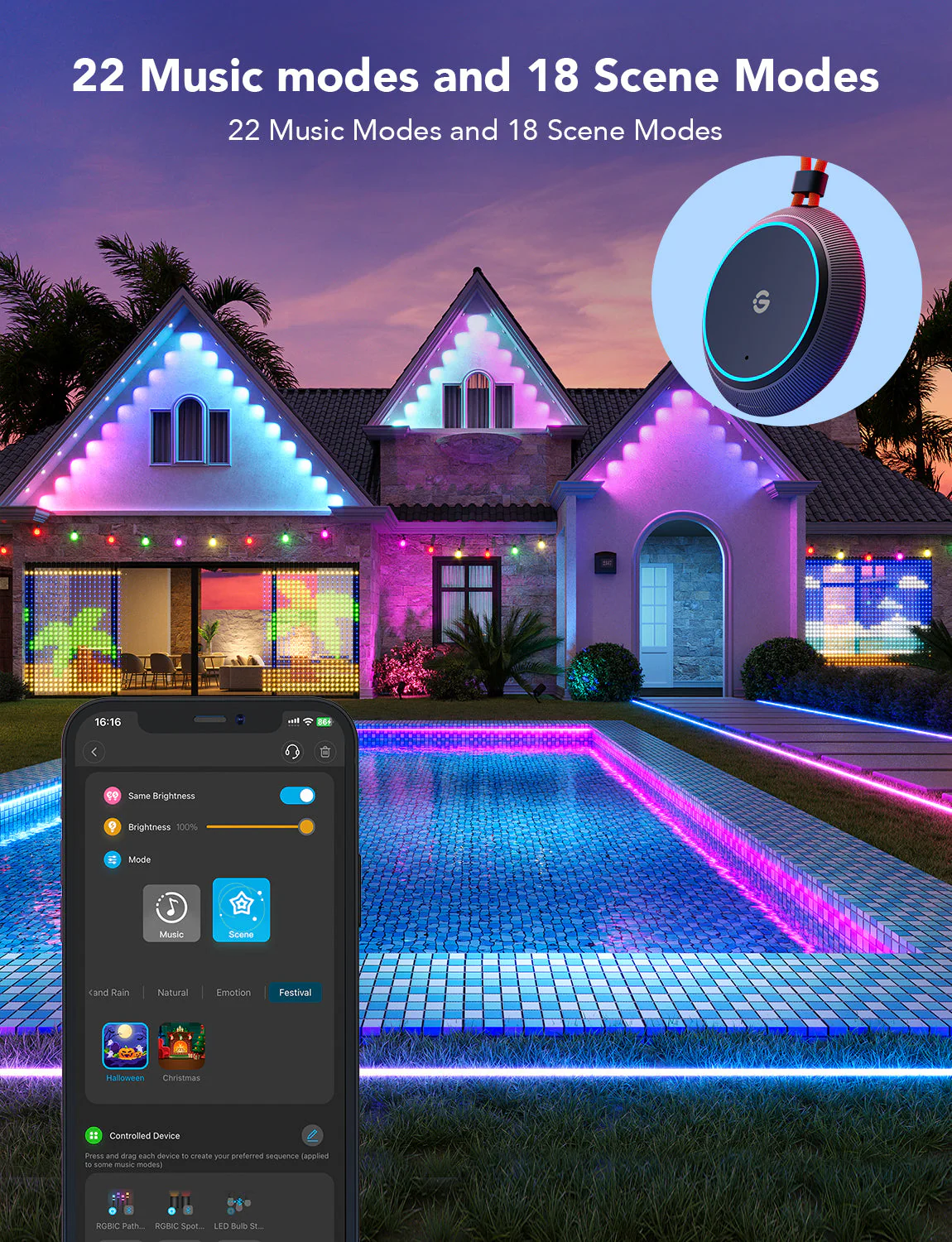 Refurbished Govee Outdoor Light Show Box - Image 8