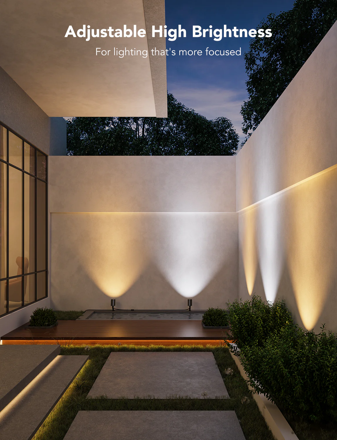 Refurbished Govee Outdoor Spot Lights - Image 4